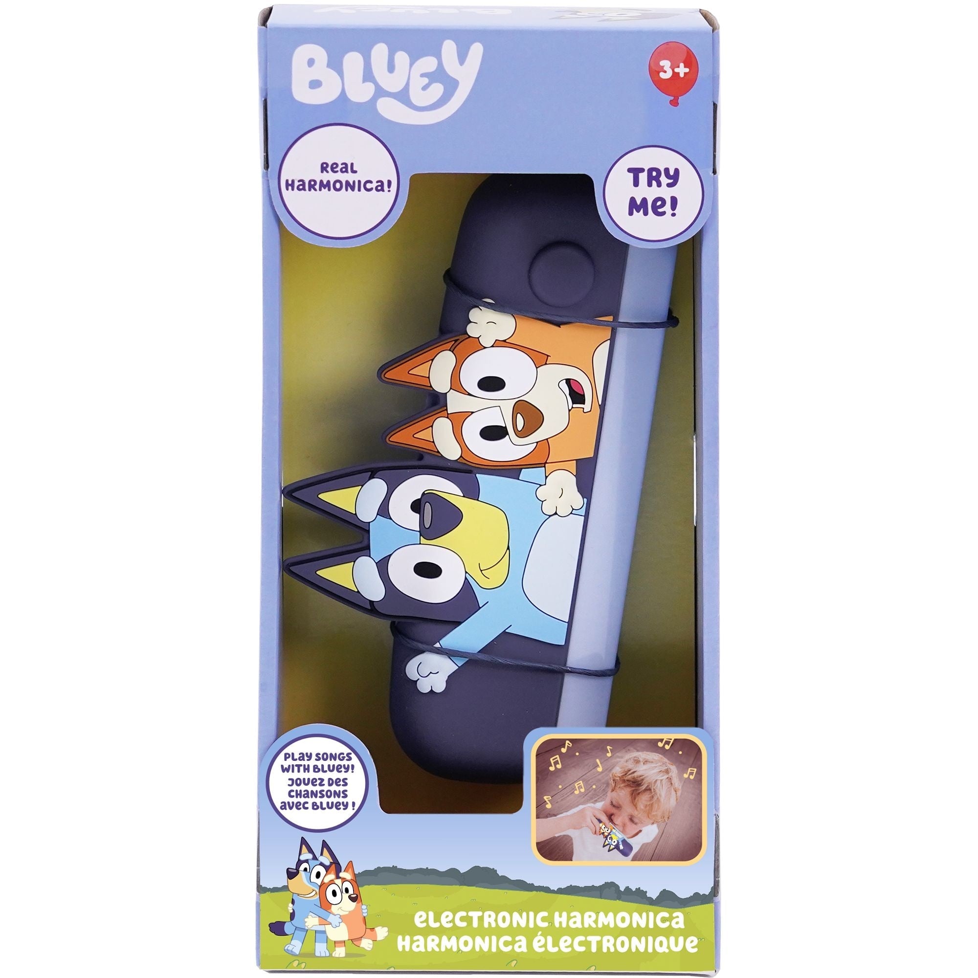Bluey Elektronische Mundharmonika, blau