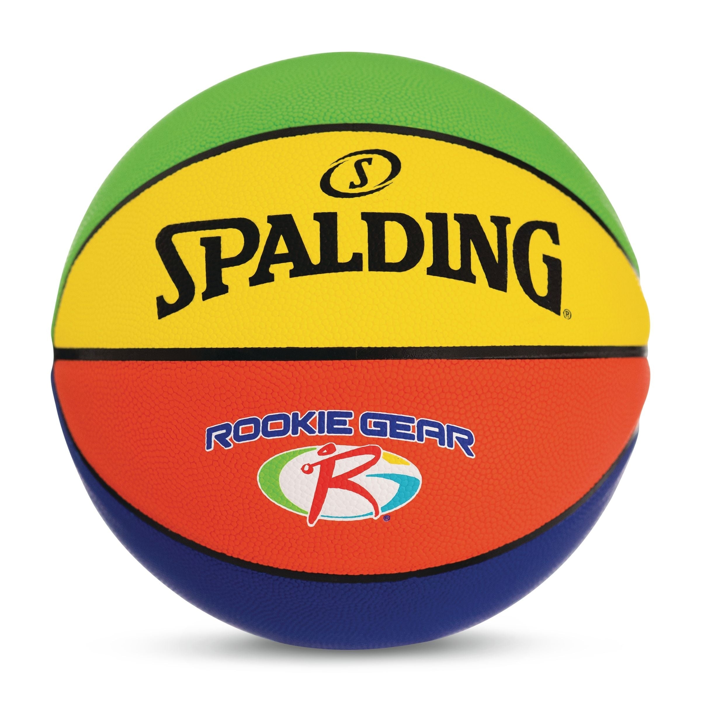 Spalding Rookie-Ausrüstung Jugendkinder Mehrfarben-Komposit-Basketball, Größe 5 (27,5-in)