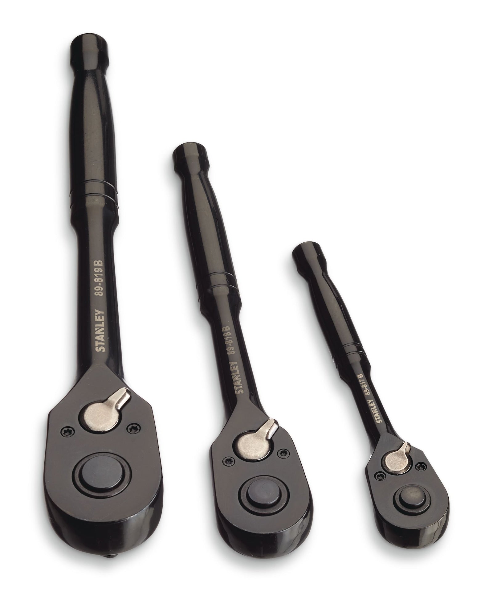 Stanley professionelles Schwarzchromratsche-Set, 3-pc