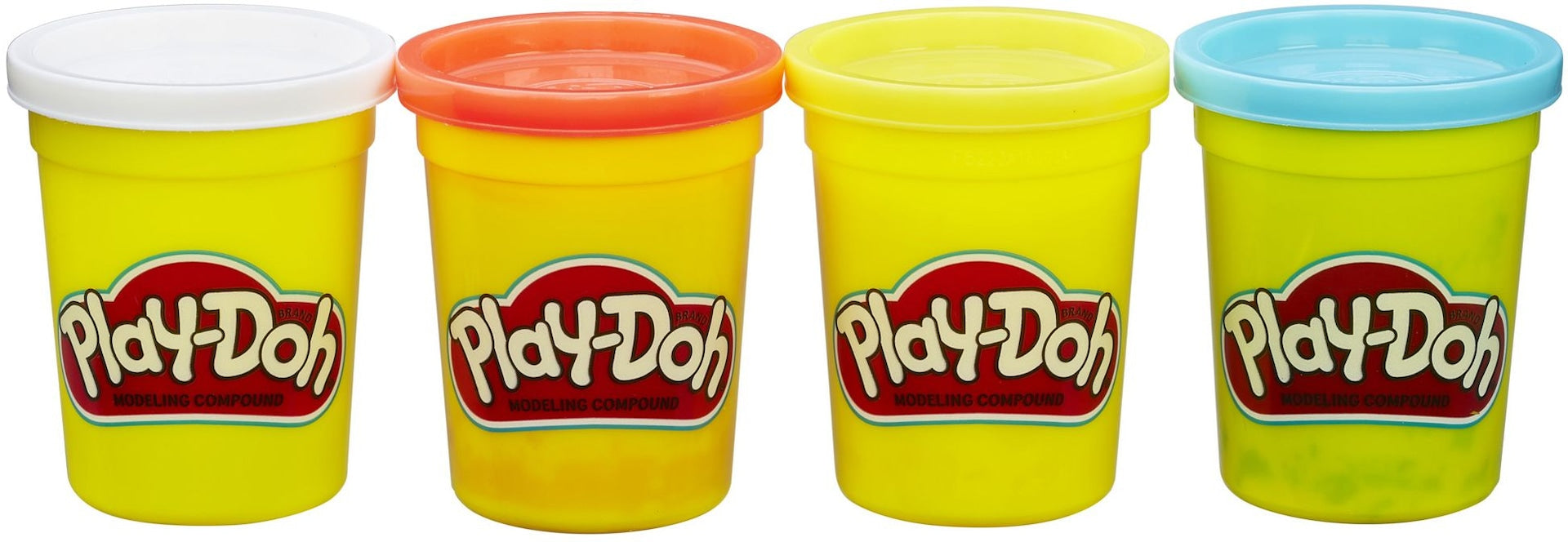 Hasbro Play-Doh-Modellierung von Kreativspielzeug für Kleinkinder, sortiert 4 PK, ab 2 Jahren