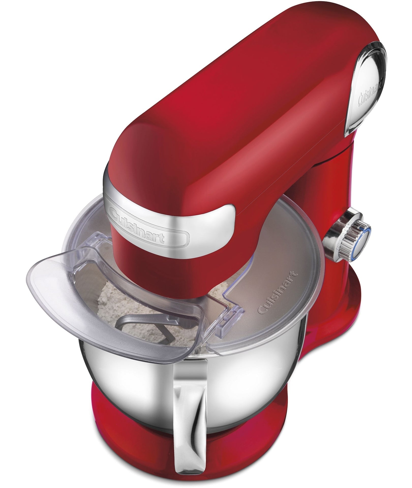 Cuisinart Precision Master Tilt-Head Standmixer mit 12 Gängen, rot, 5,5qt