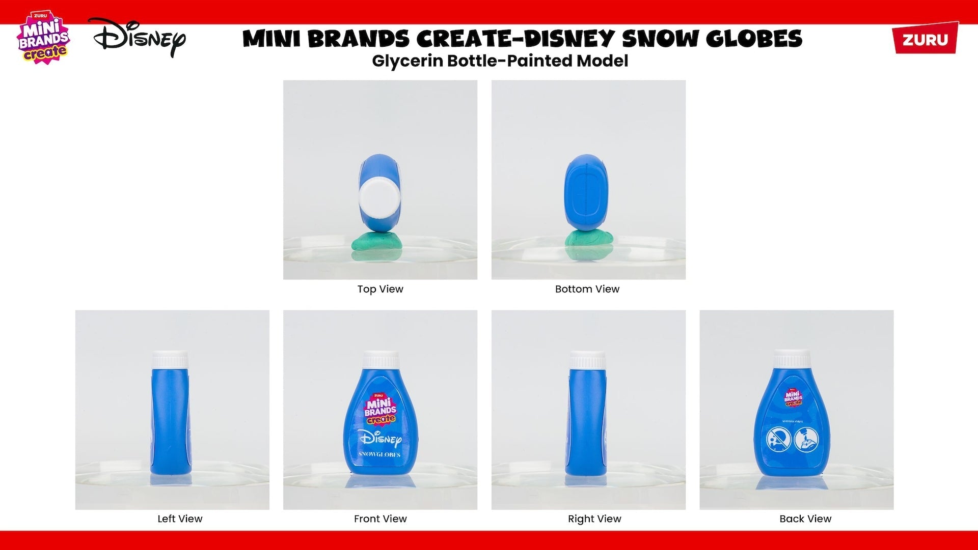 Mini Marken Schnee Globen Disney Serie 1 Kapsel