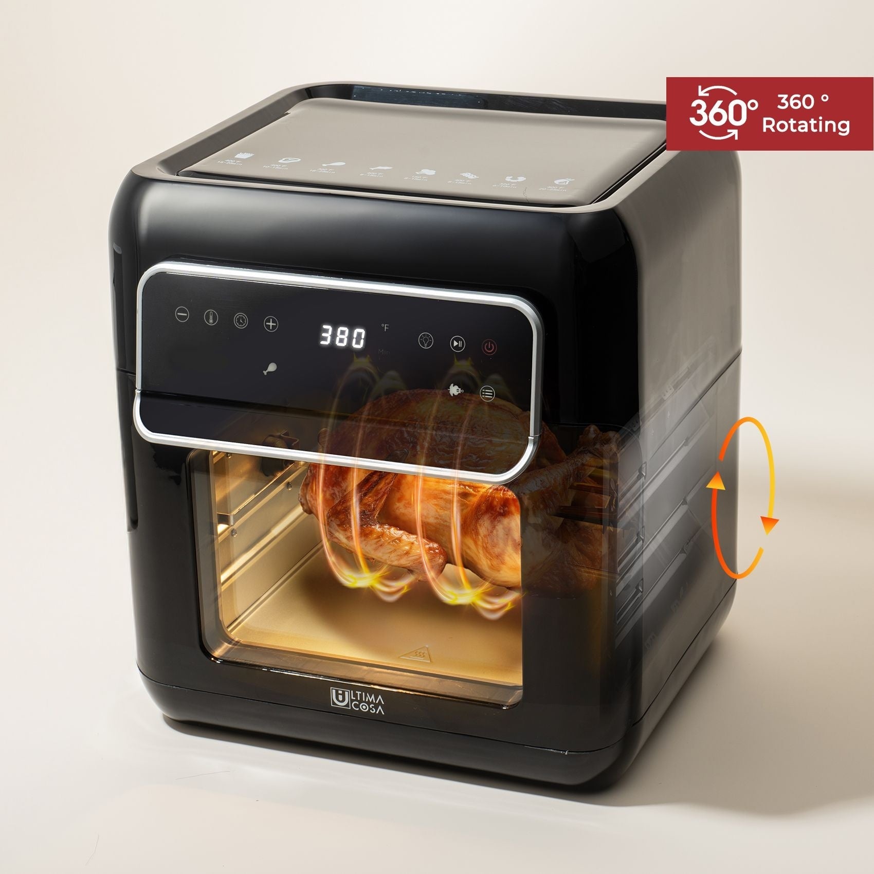 Ultima Cosa Digital Air Fritteuse mit 8 Kochmodi, 12.46-qt