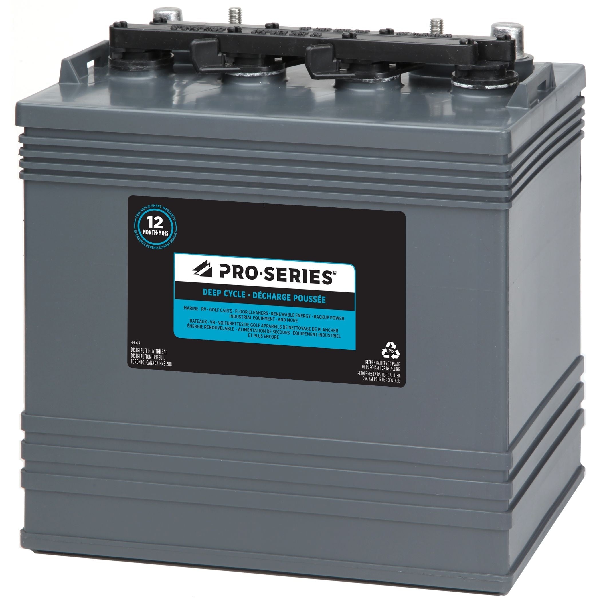 Pro-Series Kommerzielle Gruppengröße GC8 8-Volt-Tiefzyklusbatterie