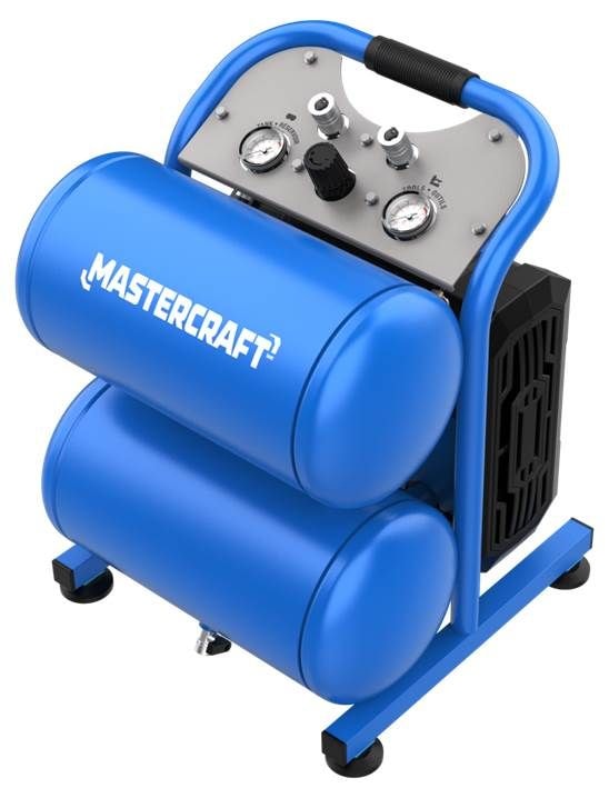 Mastercraft 5-Gallonen-Luftkompressor mit Bedienfeld, 175 PSI, 1,5 PS