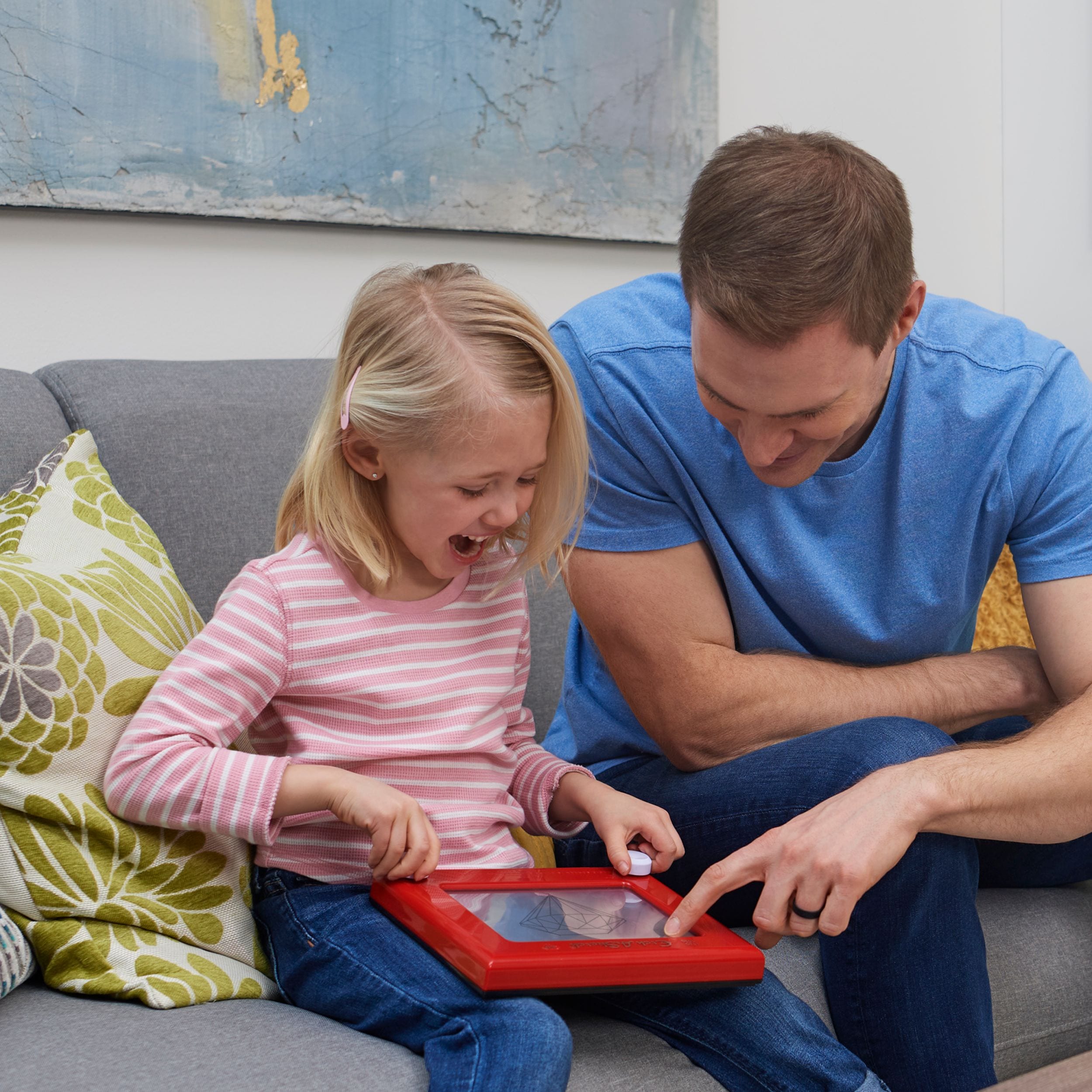 Etch eine Skizze Zeichnung Zauberschirm Spielzeug für Kinder, ab 3 Jahren
