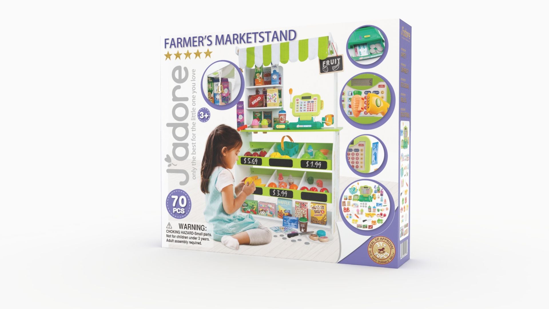 Just My Style j'adore lebensmittelgeschäft mart fantasievolles spielset, 69-pc