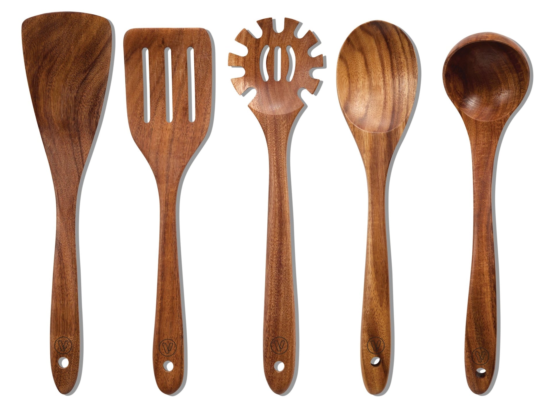 Vida by PADERNO Festes Akazienholz-Utensilien-Set, 5-pc