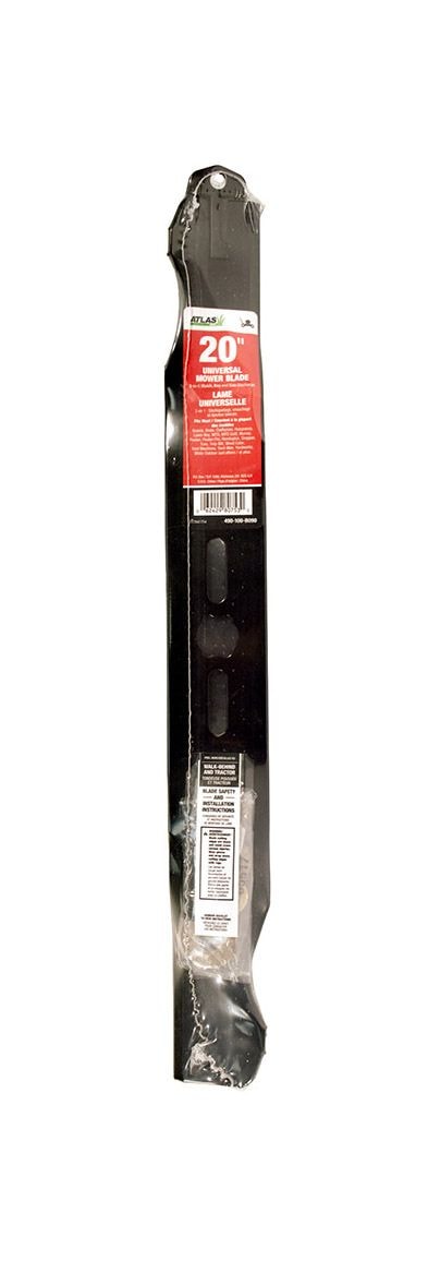 Universal Rasenmäherersatz-Mulchklinge, 20-in, schwarz