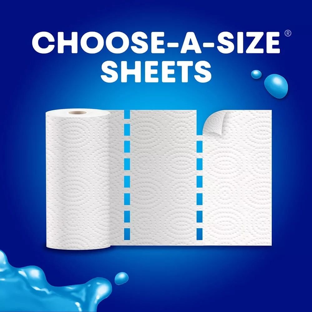 SpongeTowels Ultra-Size-Riesenpapierhandtücher, 2-lagig, 12-pk