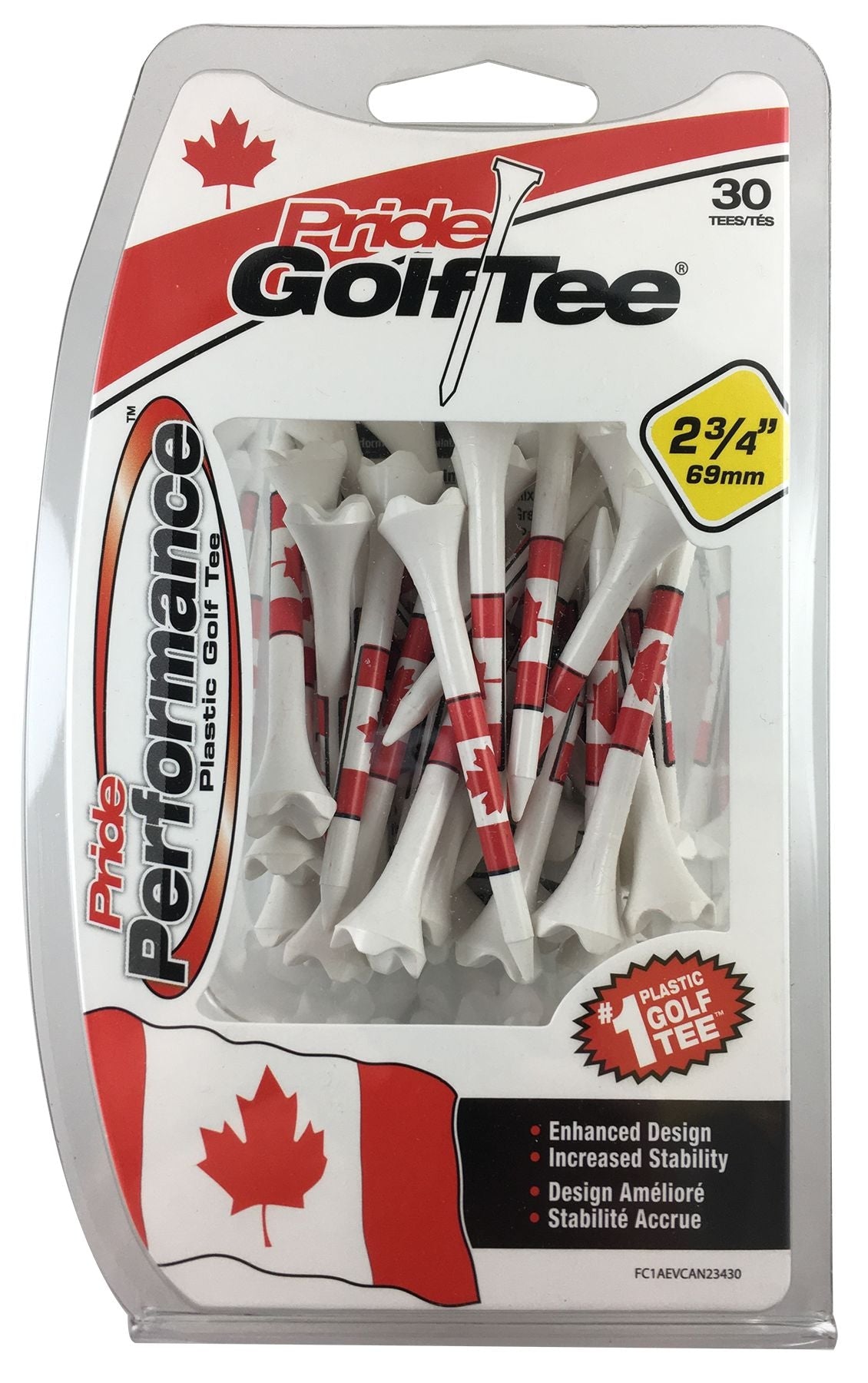 Pride Kanadisches Golf-Tee, 2-3/4-in