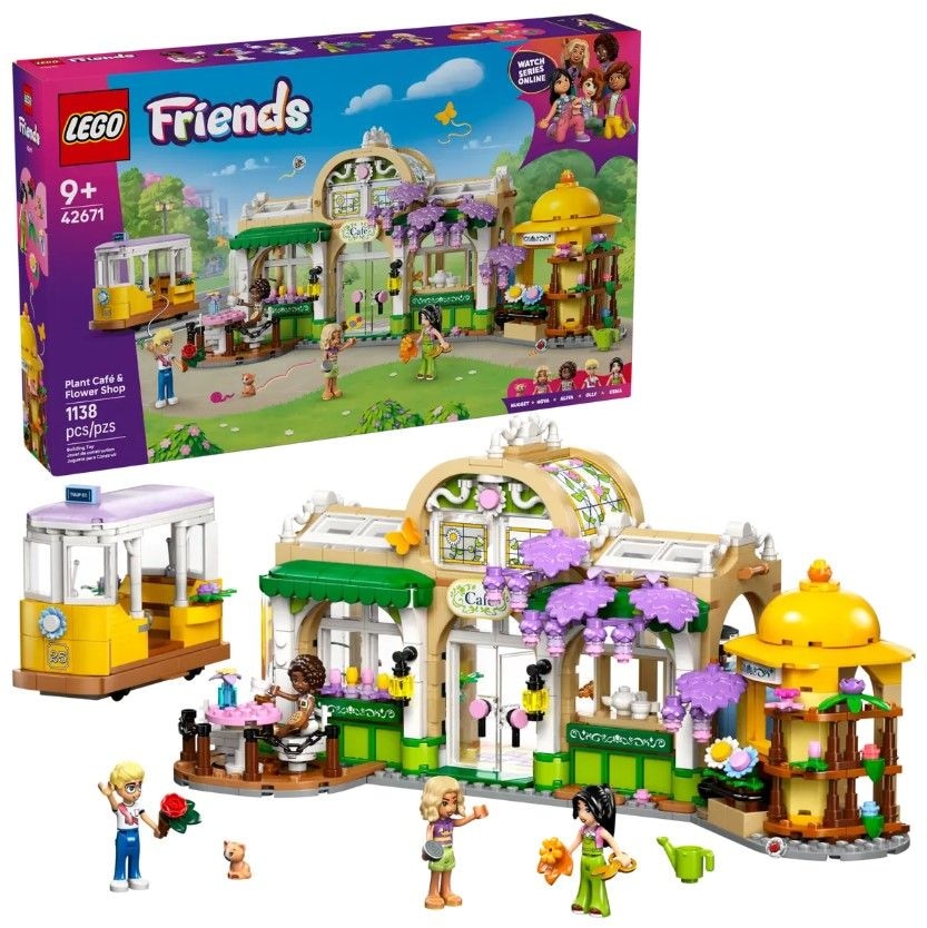 LEGO Freunde pflanzen Café und Blumengeschäft - 42671, 1138-pcs, ab 9 Jahren