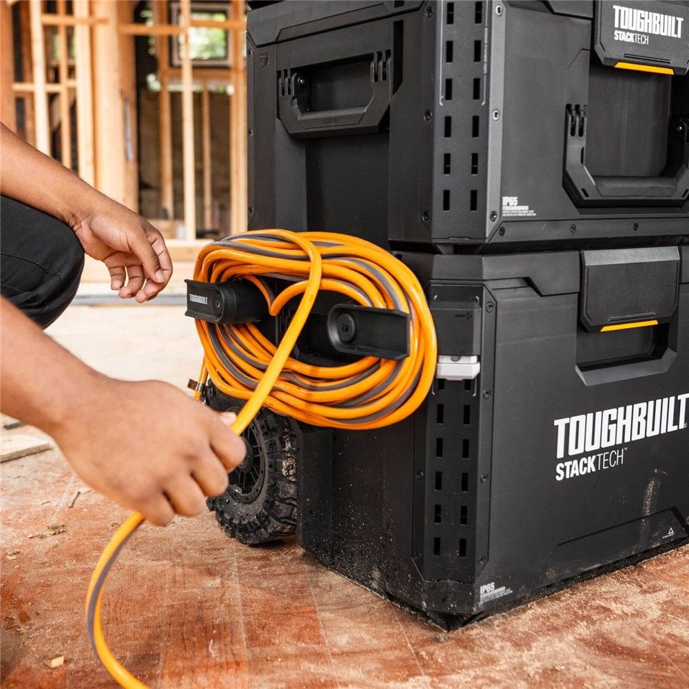 ToughBuilt Stacktech-Kabelwickel für Stacktech-Werkzeugkasten, schwarz