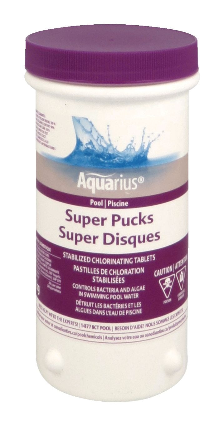 Aquarius Super Pucks stabilisierte Chlortabletten, 1 kg
