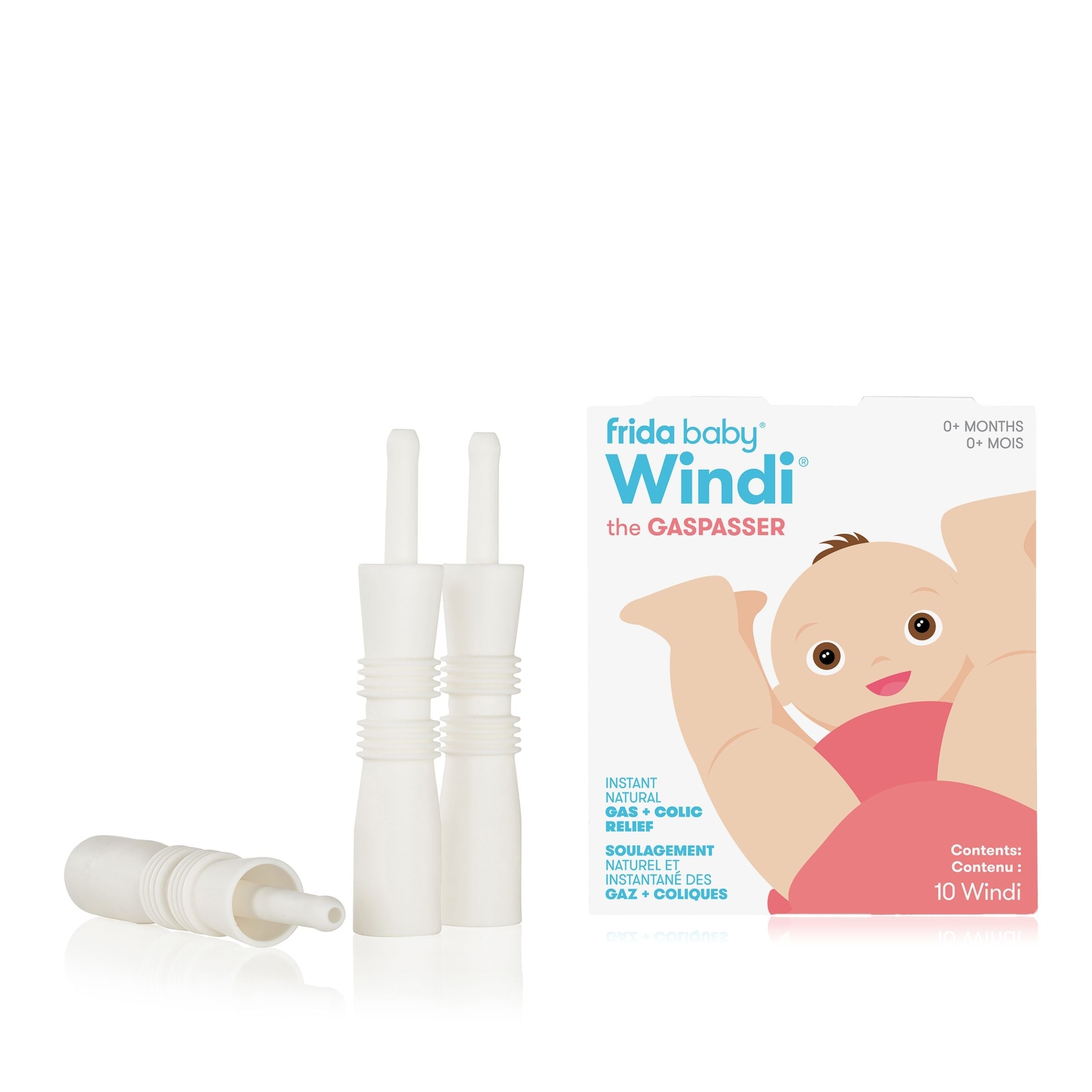 FridaBaby windi the gaspasser, instant colic & gas relief 10-pk