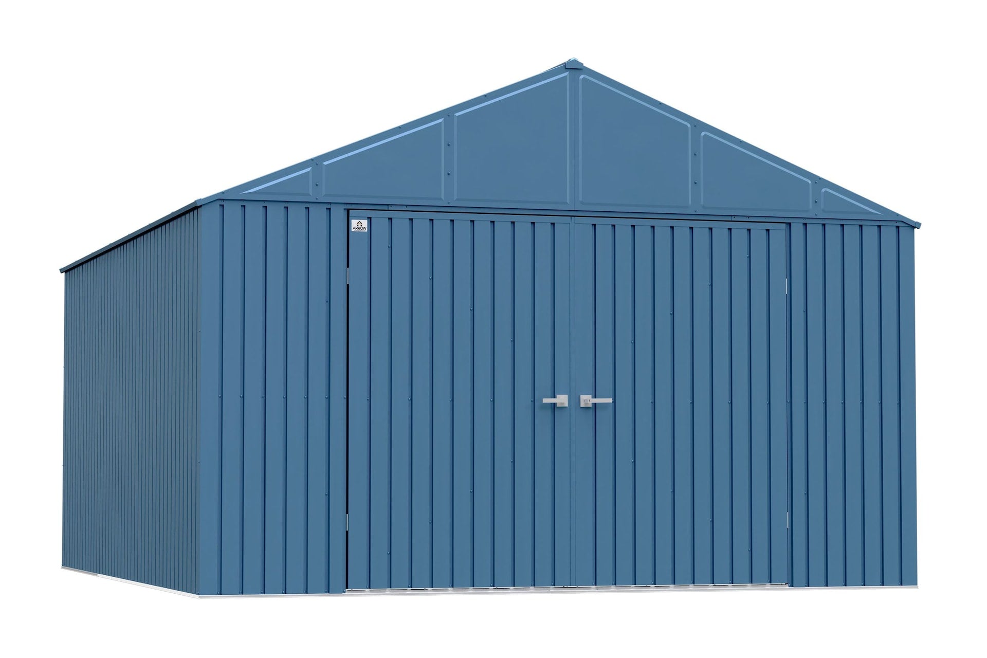 Arrow Elite 12x14-ft blau grau korrosionsbeständiger Stahlschuppen