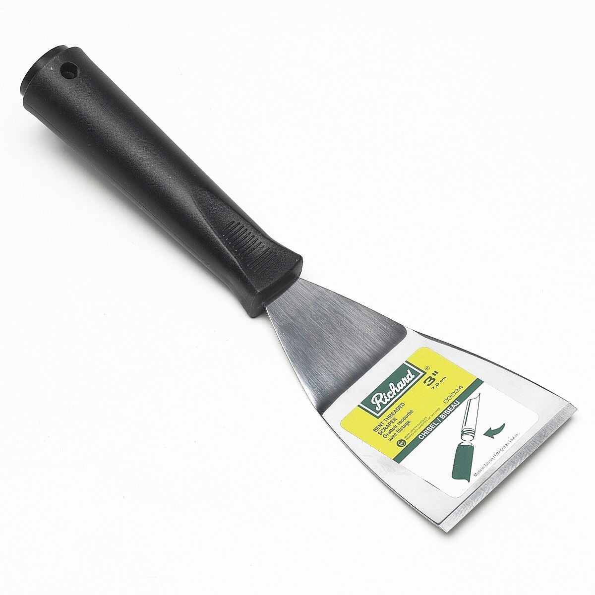 Richard Meißelabstreifer mit Gewindegriff für Ausleger, aus nichtrostendem Stahl, 3-in