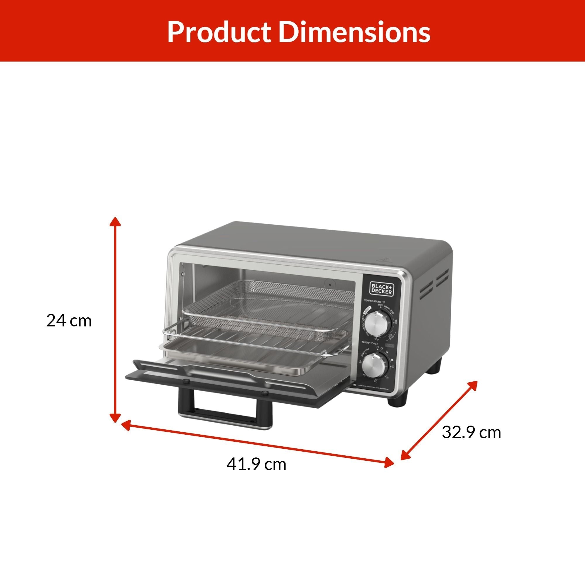 Black n Decker Mehrzweck-Knacken n Backen, 4-Scheiben