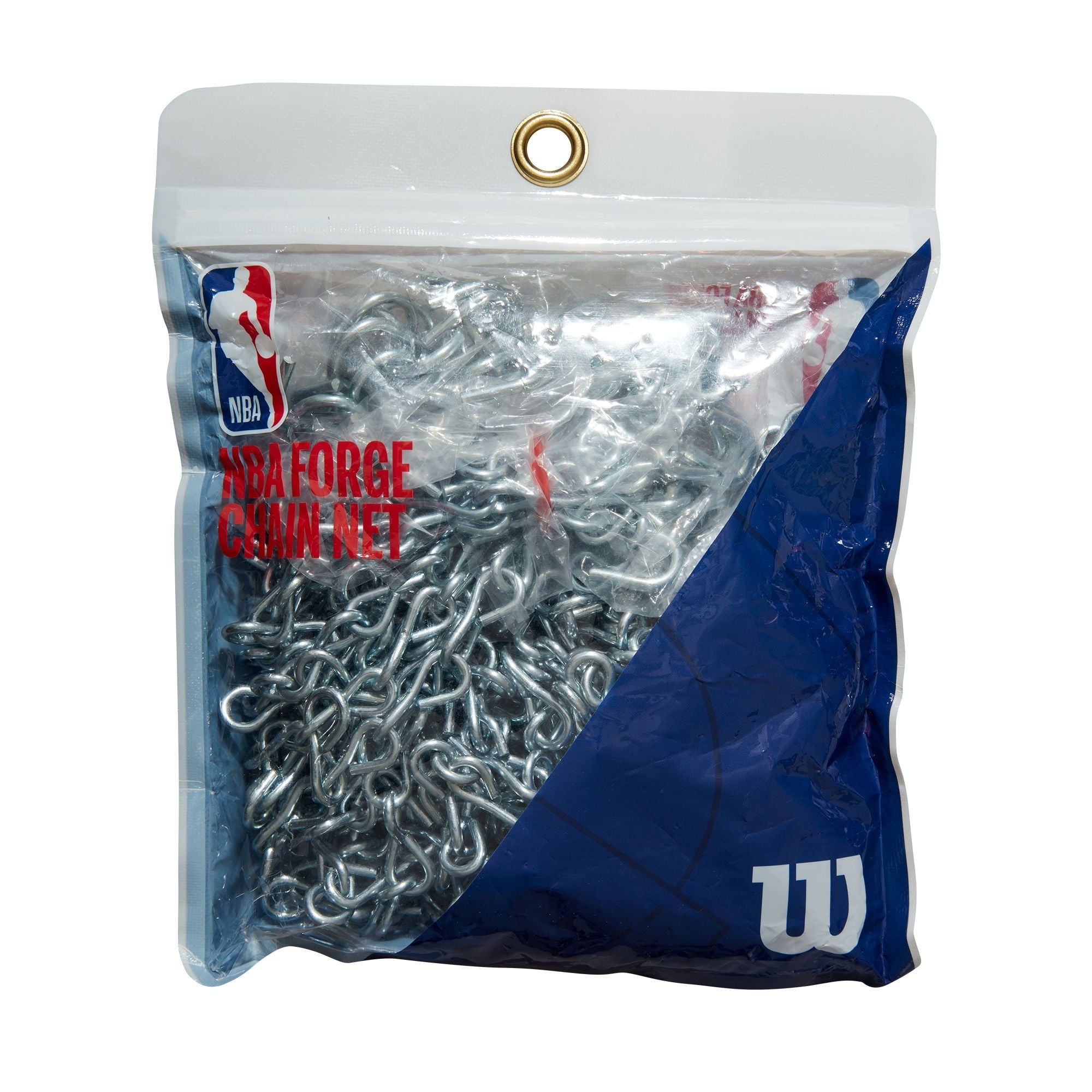 Wilson NBA Schmiedekette rostdichtes Allwetter-Basketballnetz, Standardgröße