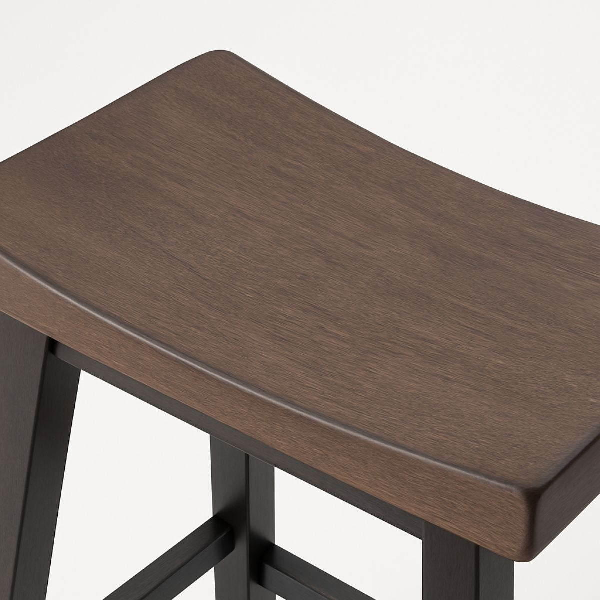 Brassex Arnoldeiche/dunkelgraue Theke/Barhocker mit Rückenlehne, 2-pc