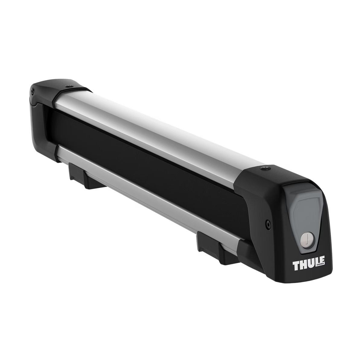 Thule Snowpack Edelstahldachträger Ski/Snowboardträger, mittel, schwarz, 2-pc