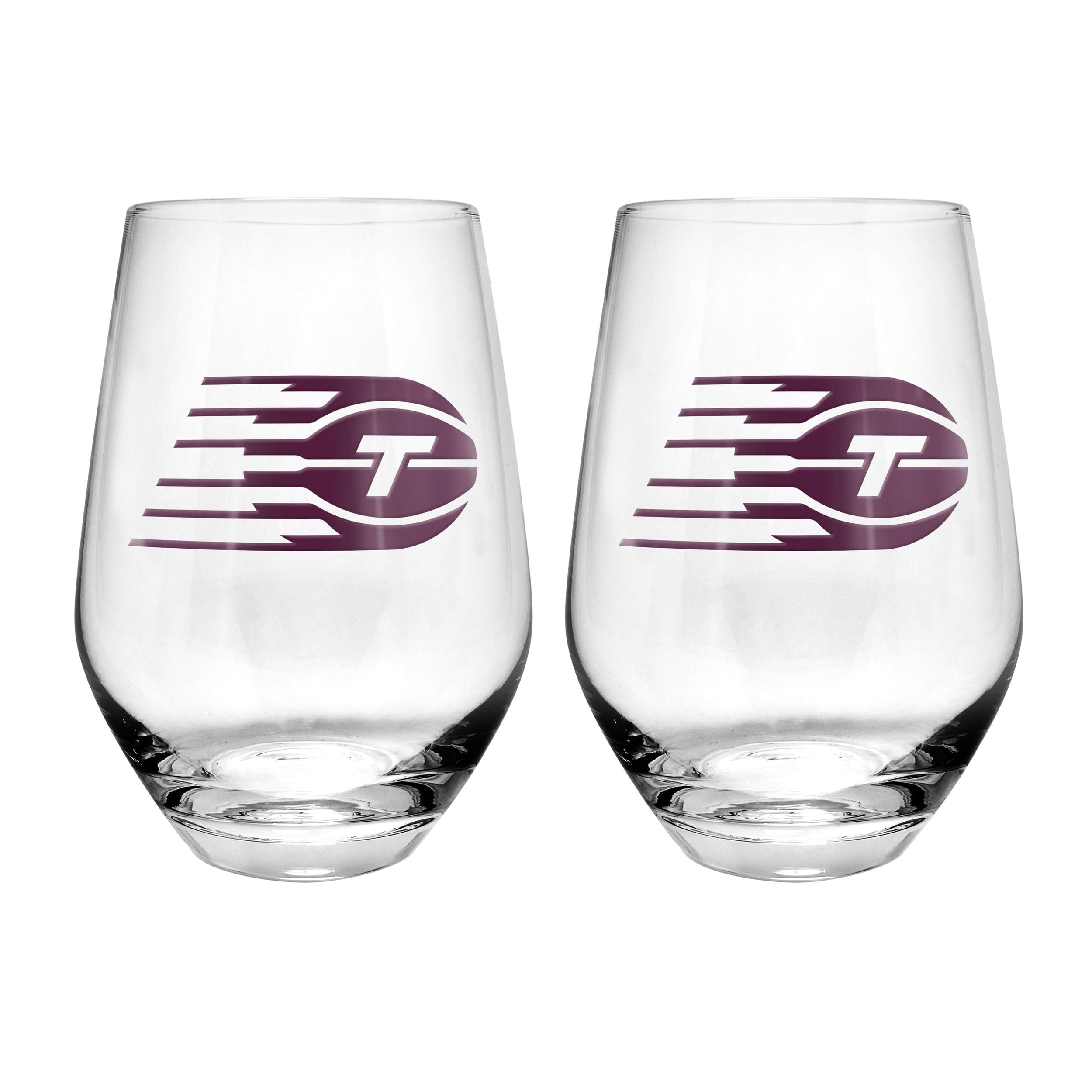 WNBA : toronto tempo stielless Weingläser/Tumbler-Set, für WNBA-Basketballfans/Sammler, klar, 19-oz, 2-pk