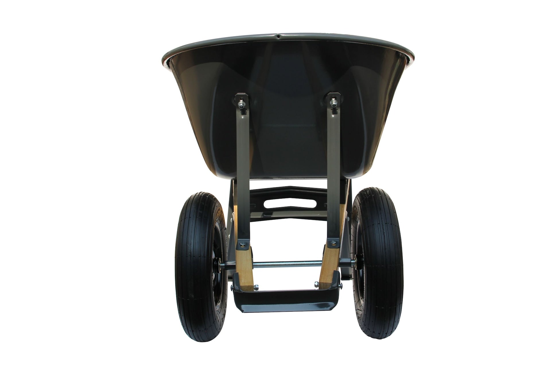 Yardworks Stahlschale 2-Rad Garten Schubkarre, 6-cu-ft