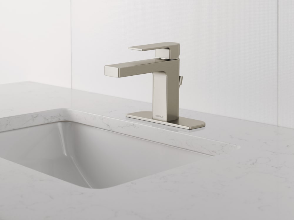 Peerless Xander Single Griff starren Ausguss Einloch Badezimmer Waschbecken Wasserhähne Watersense zertifiziert, gebürstet Nickel