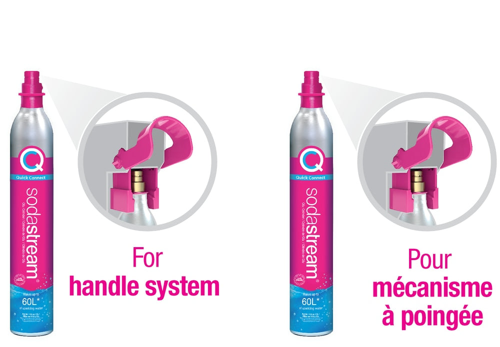 SodaStream CO2-Quick-Connect-Carbonator, 60-L, Austauschprogramm