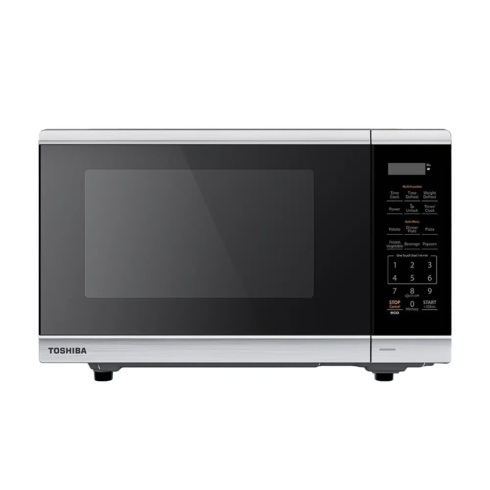 Toshiba Arbeitsplatte Mikrowelle, Edelstahl, 900 W, 0,9-cu-ft