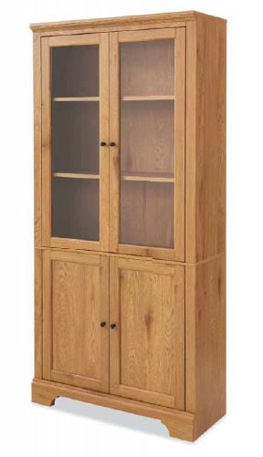 Canvas Mehrzweckschrank, Eichenholz