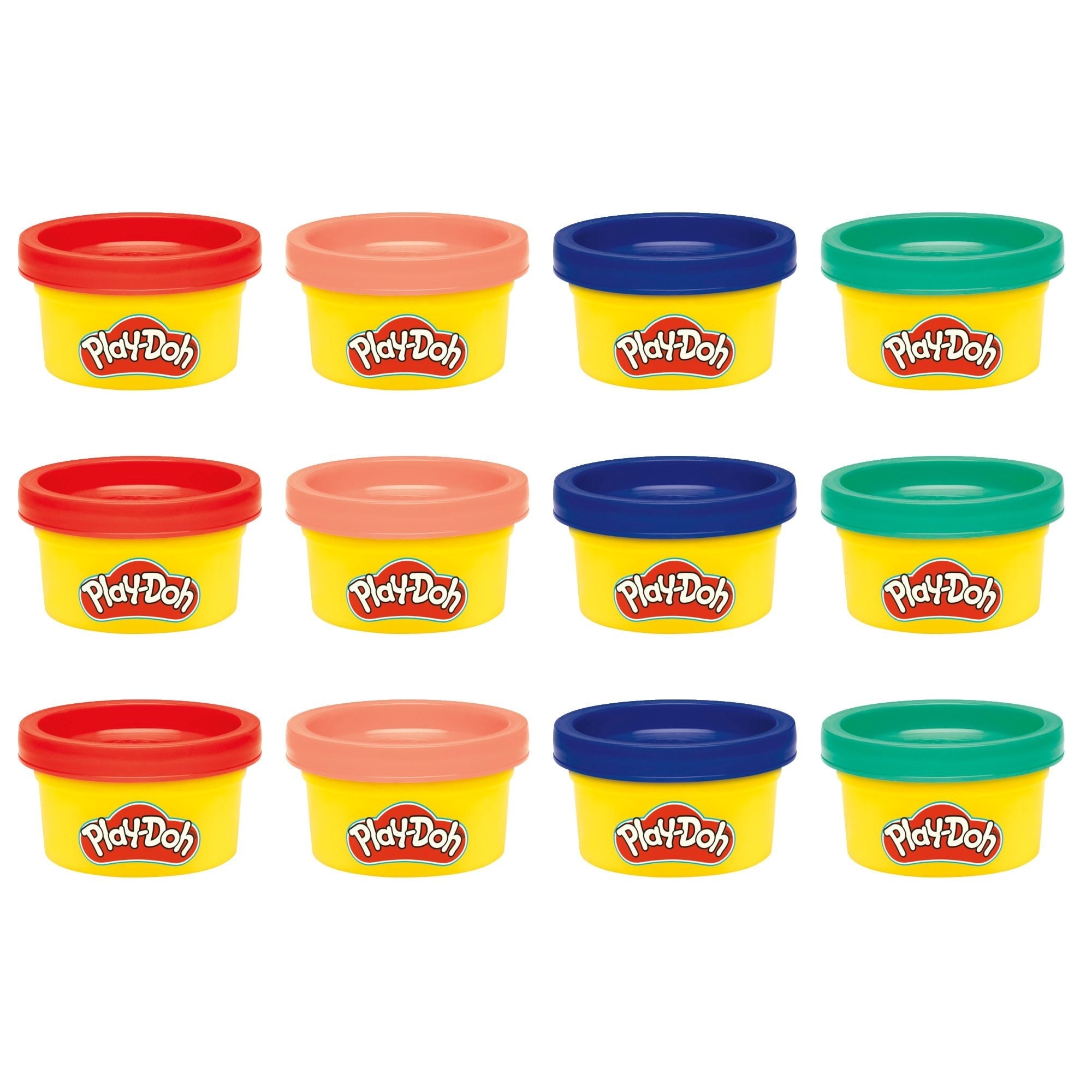 Play-Doh 4-Farben-Share-Bag für Partys, 1-oz, 12-pc