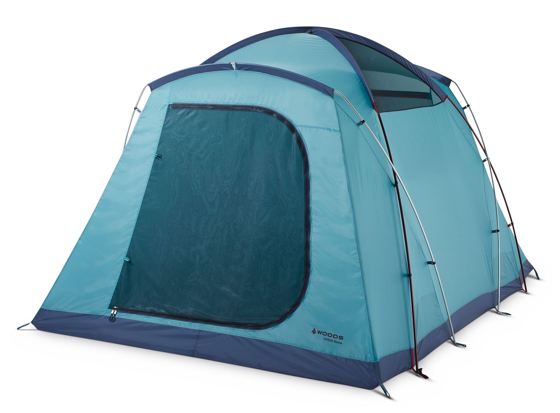 Woods vardo 6-Personen-Campingzelt, blau