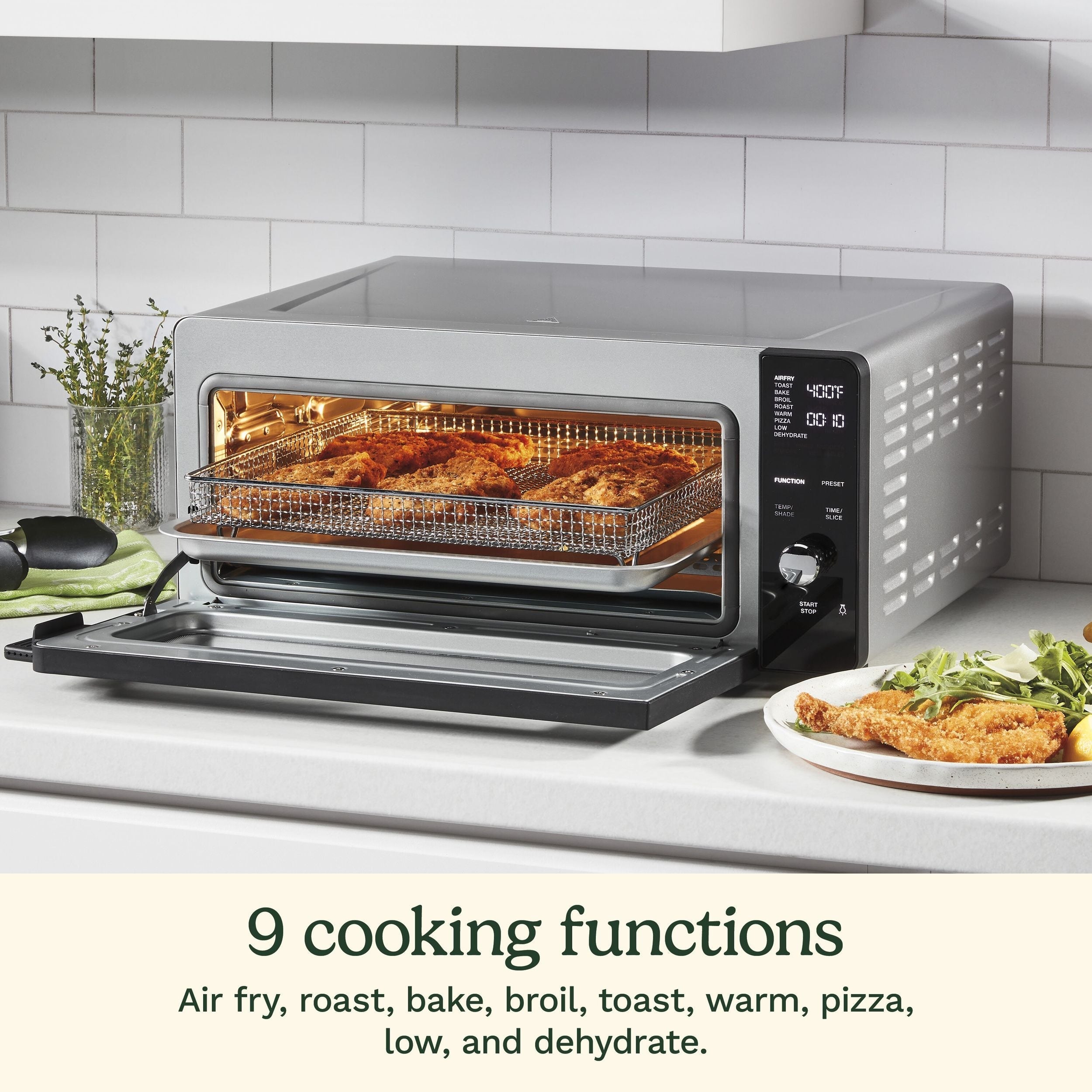 Cuisinart 1800 W große Flip-up-Luft Braten Toaster Ofen