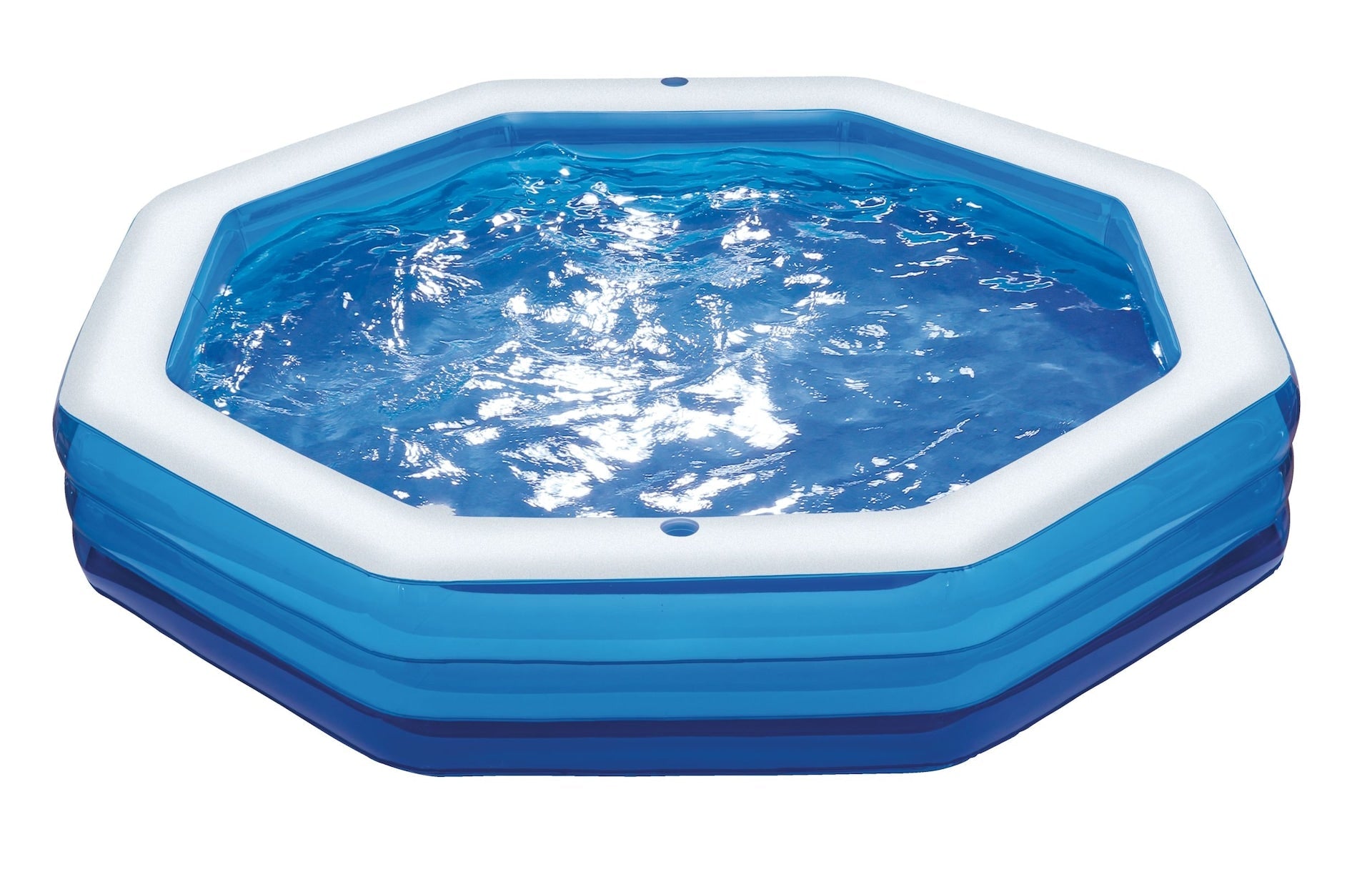 Stella & Finn Octagon Oase aufblasbares Wattebecken, 110 x 83 x 18-in, Alter 3+