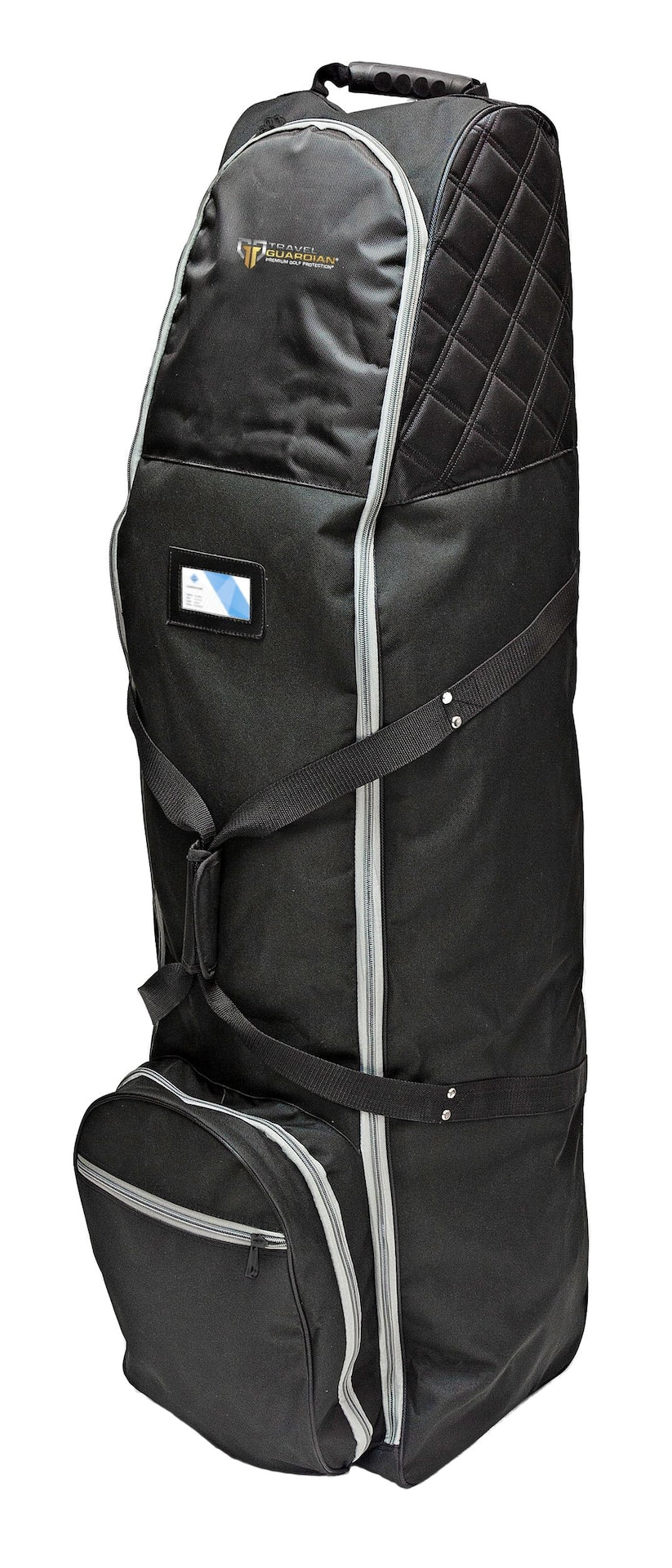 MTRX Premium-Reise-Golf-Taschenabdeckung mit Steppschutz & extra Lagerung, schwarz