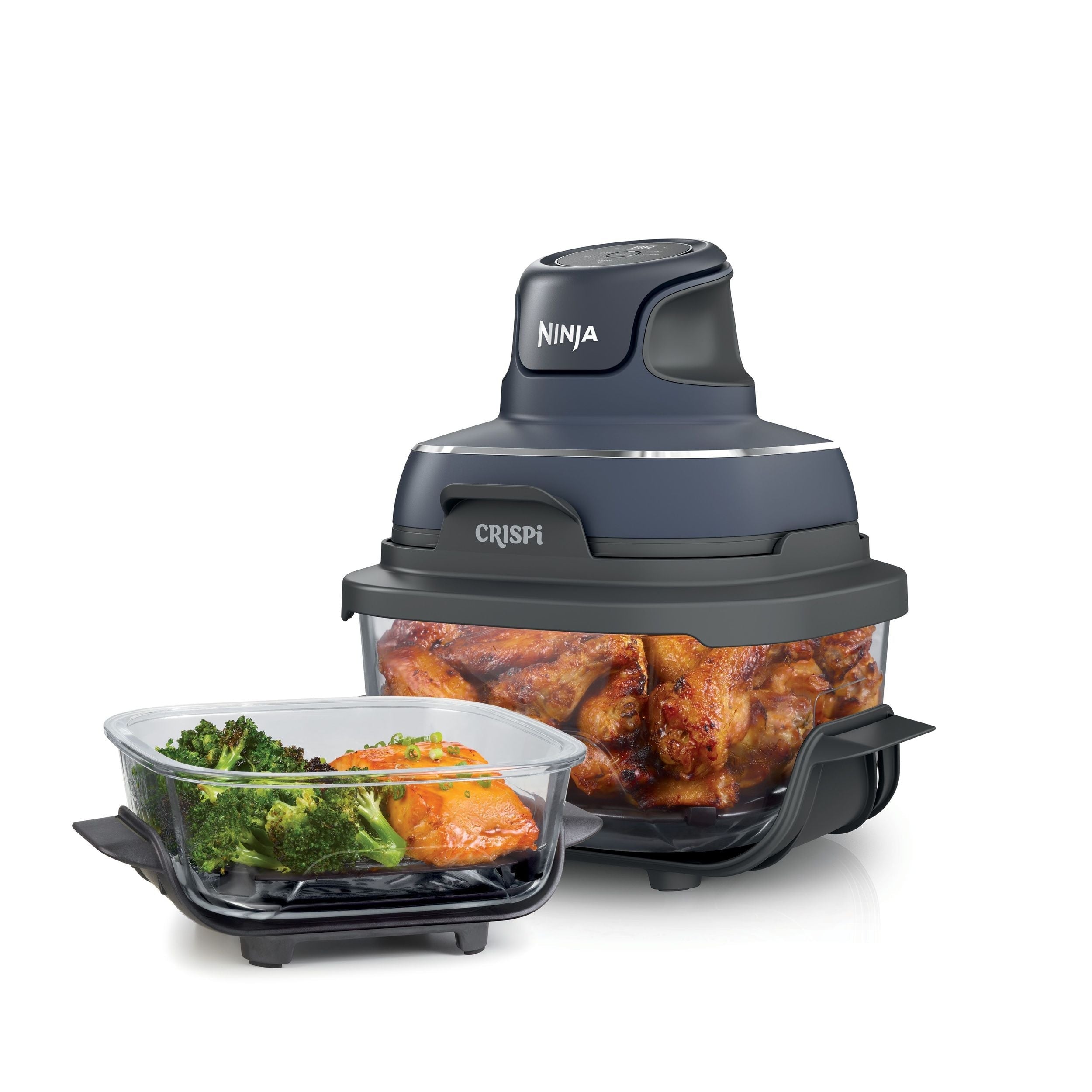 Ninja crispi 6-Cup-Luftfritteuse mit Borosilikatglas