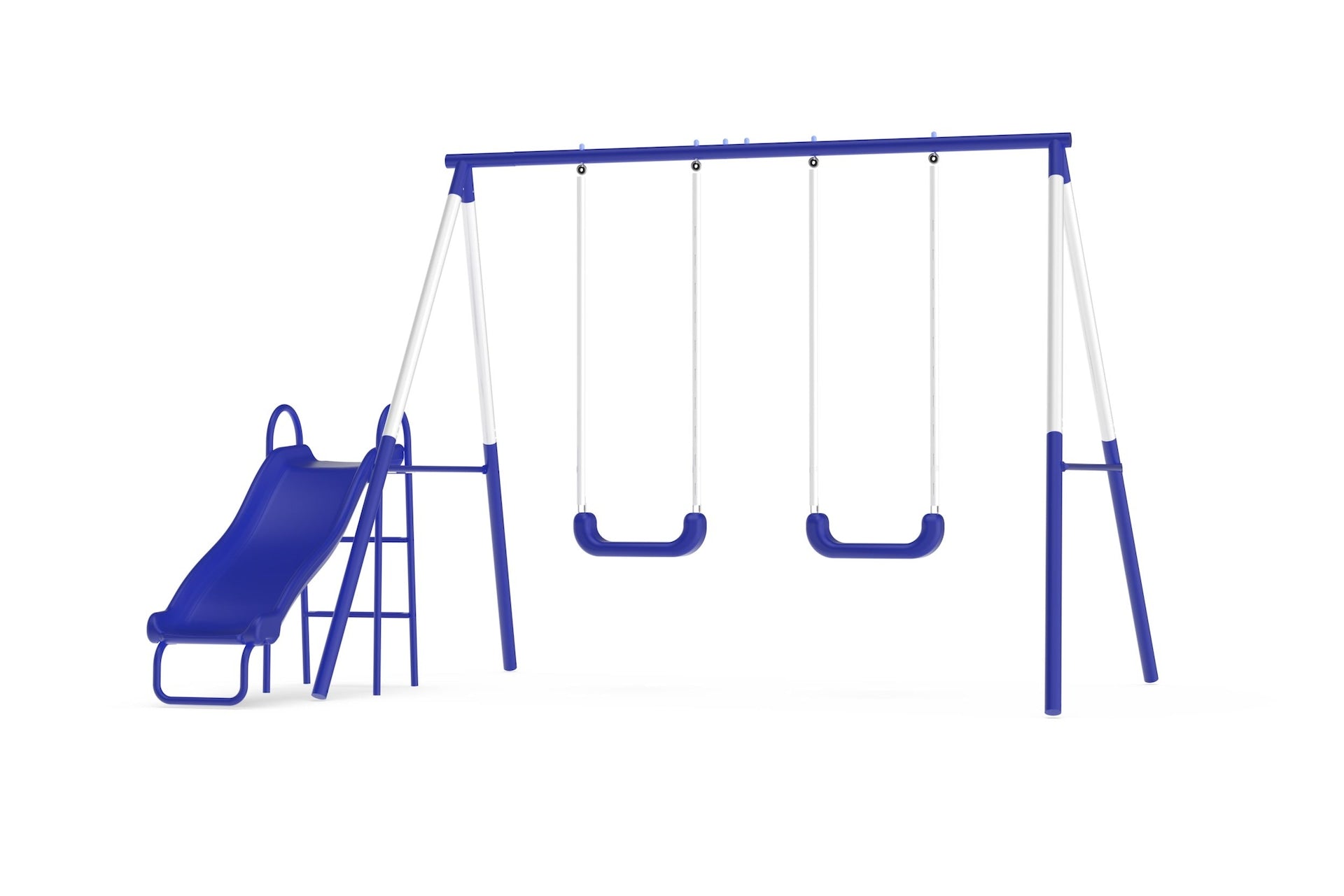 Sportspower Spielzeit Kinder 3 Stationen Metal Swing Set mit Rutsche