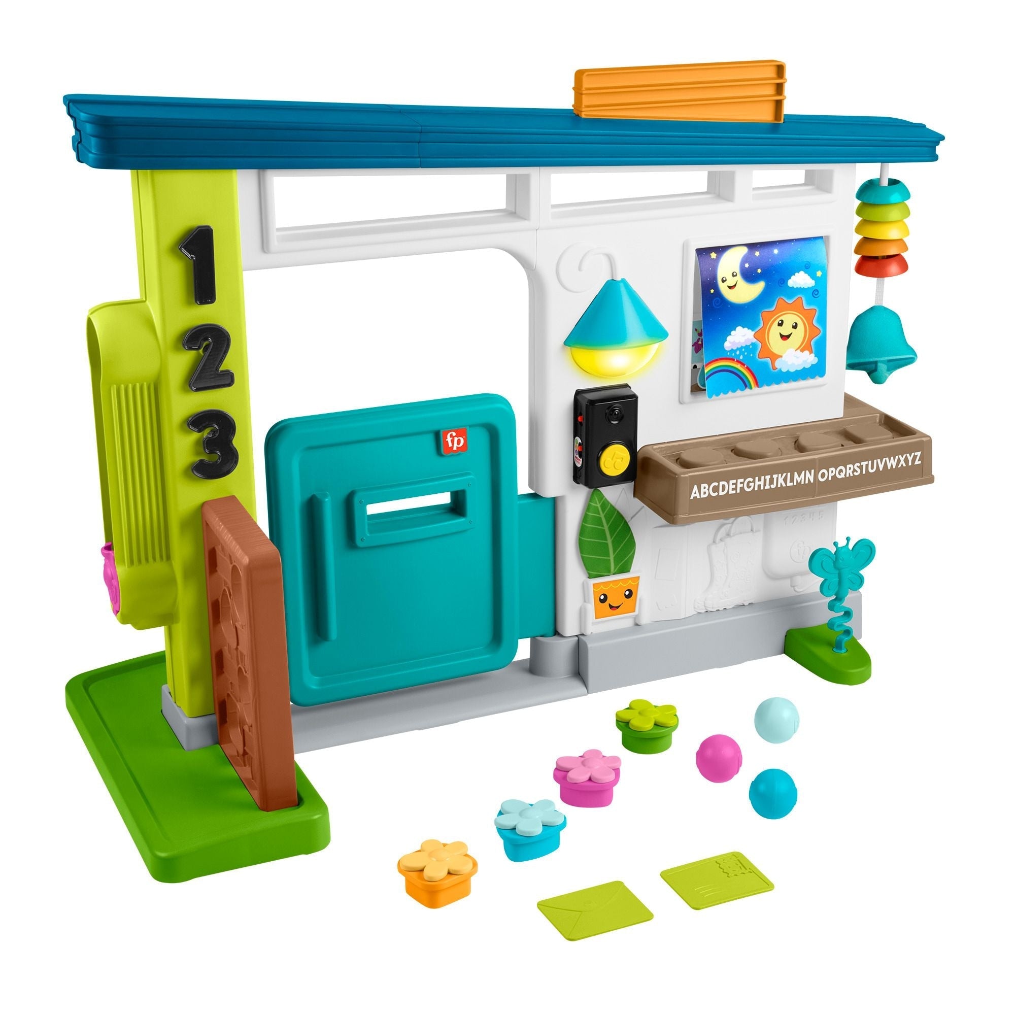 Fisher-Price Lachen und lernen ultimatives Spielhaus, Baby & Kleinkind elektronisches Lernspielzeug
