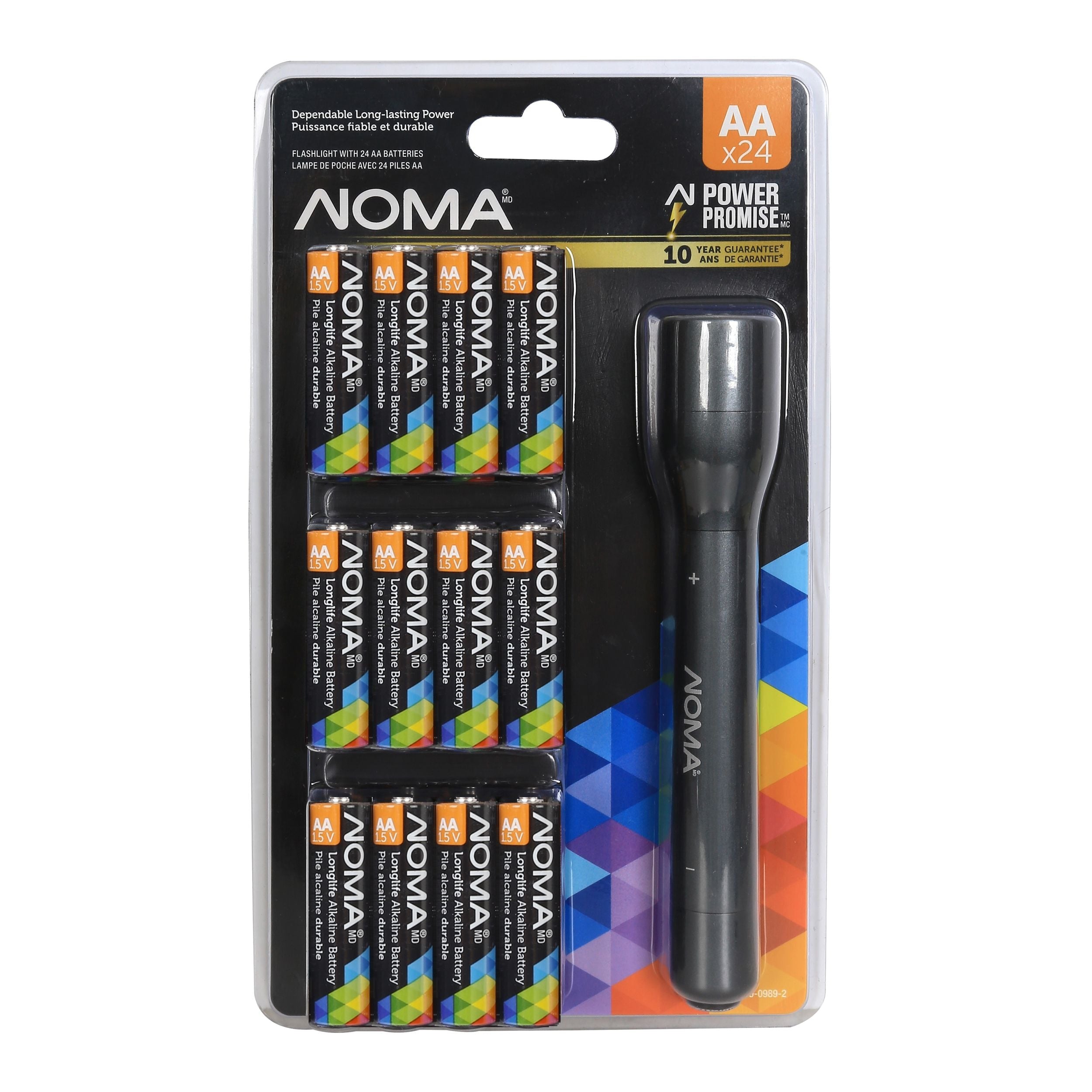 NOMA AA24 Batterie und Taschenlampen-Kombination