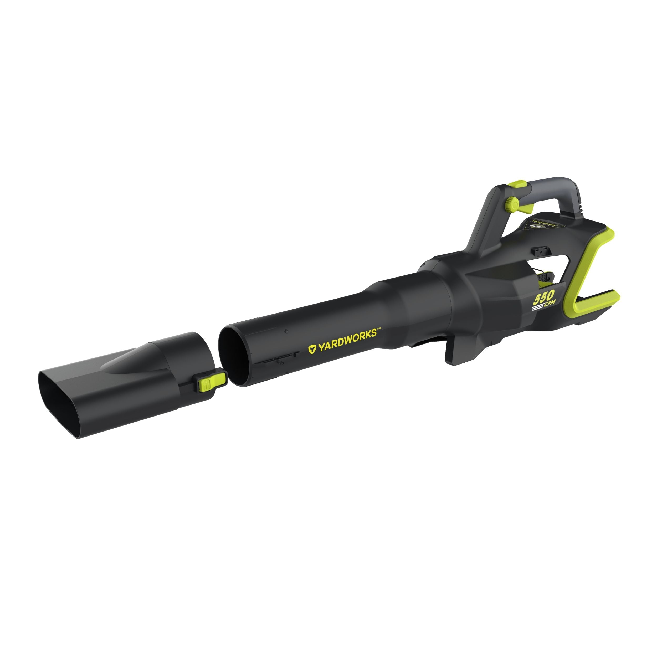 Yardworks 48V 550CFM schnurloses Blattgebläse mit Aeroforce-Technologie