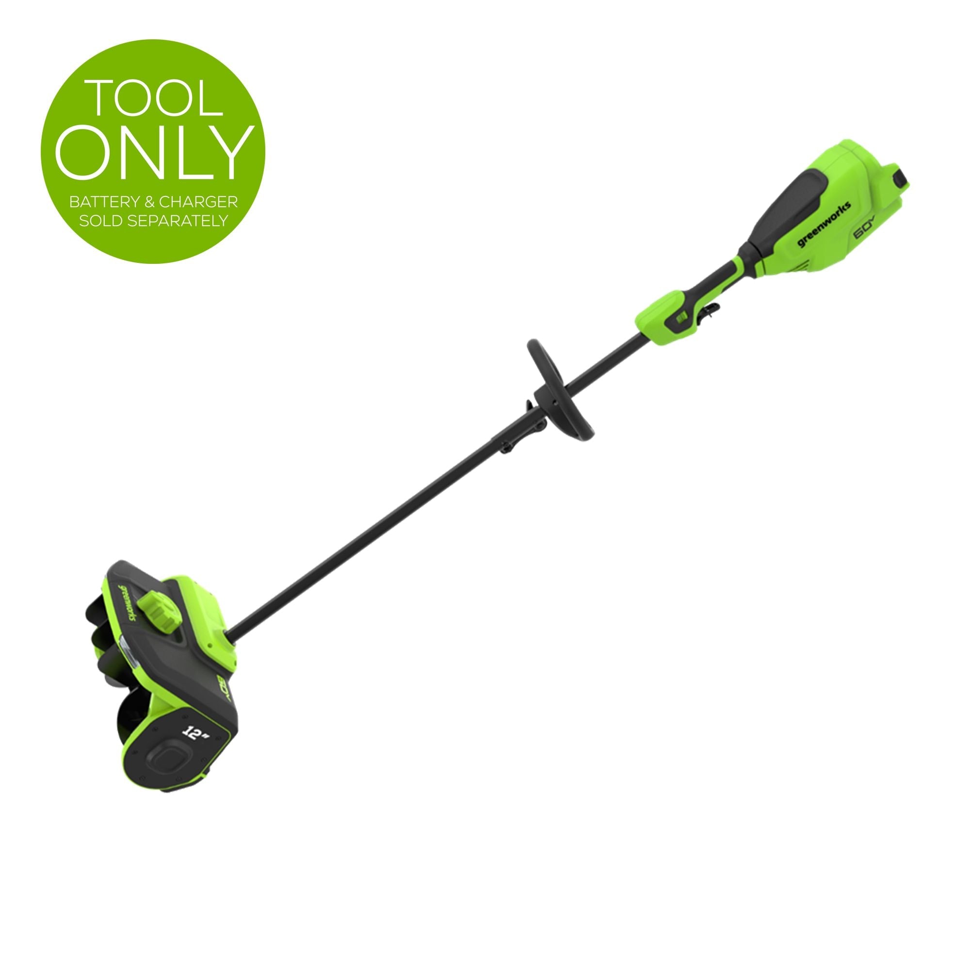 Greenworks 60V Schneeschaufel mit gerichteten Schaufeln, 12-in (nur Werkzeug)