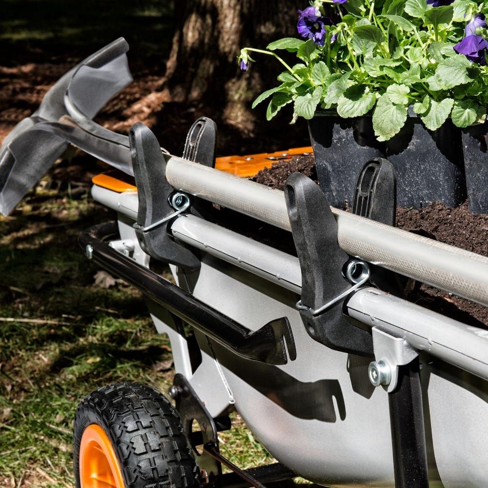 Worx Werkzeughalter für Worx aerocart, hält Schaufeln, Rechens, Hacken und ähnliche Werkzeuge