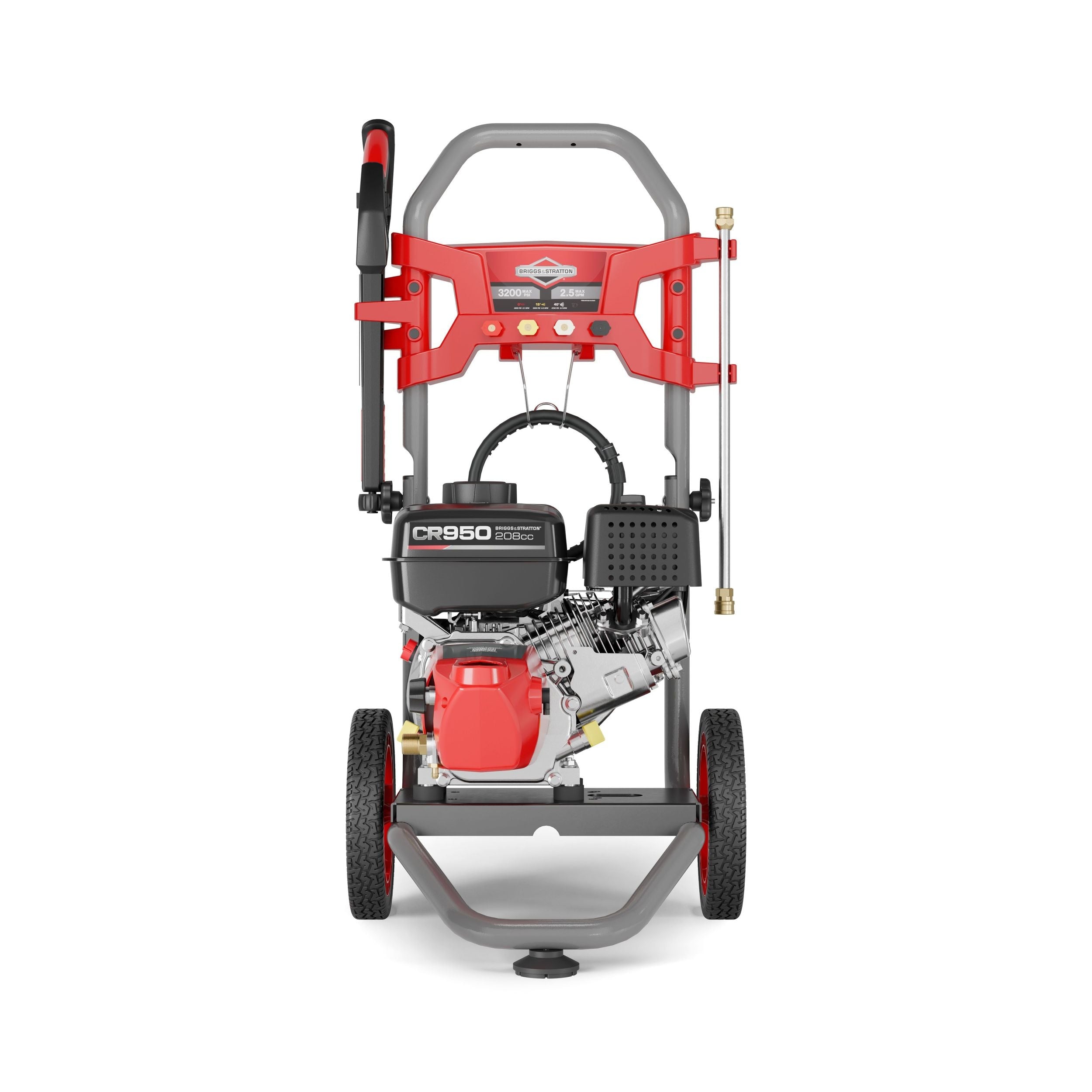 Briggs & Stratton 3200 PSI 2,5 GPM 208cc Motor Radgasdruckwäscher