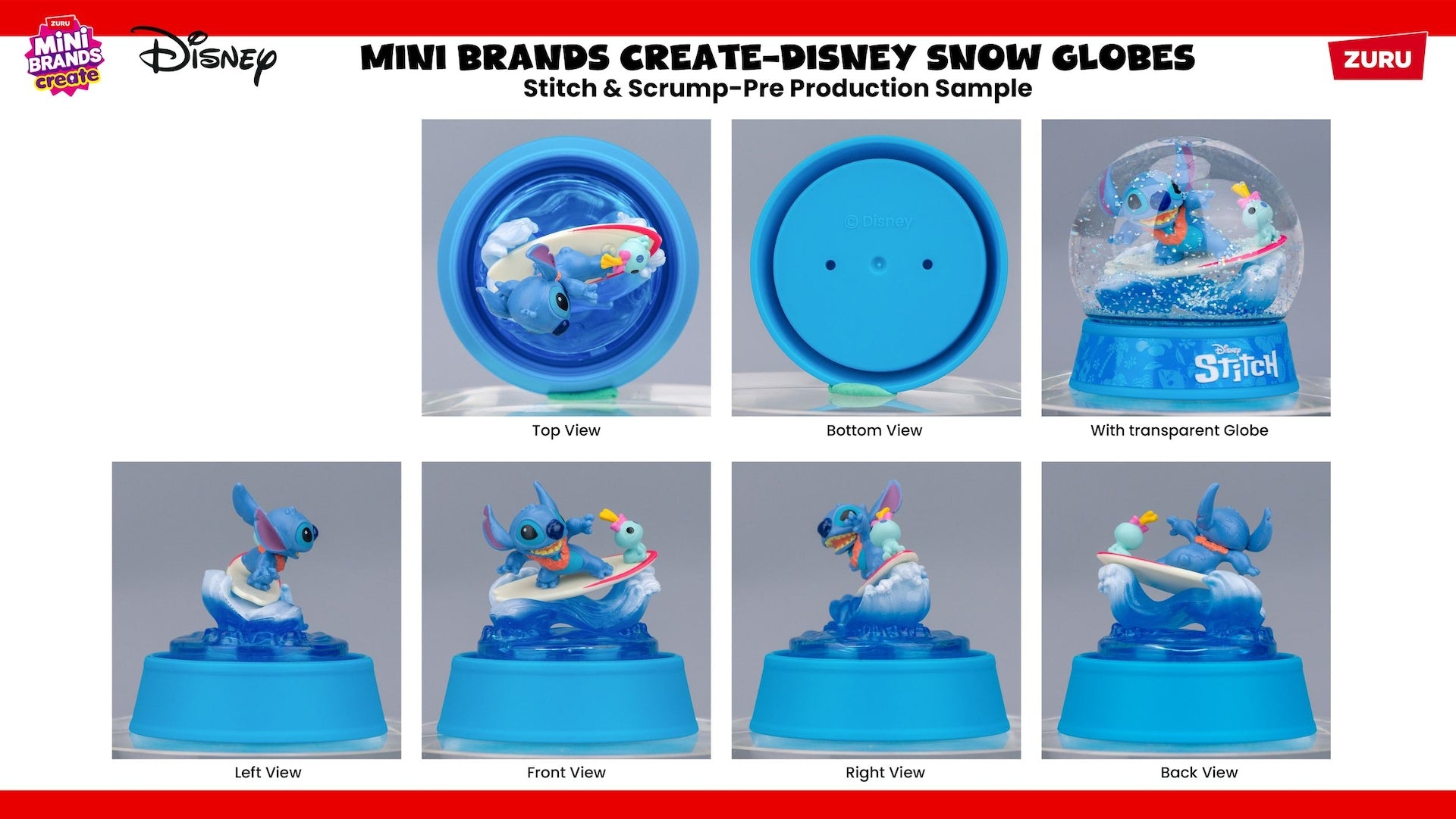 Mini Marken Schnee Globen Disney Serie 1 Kapsel