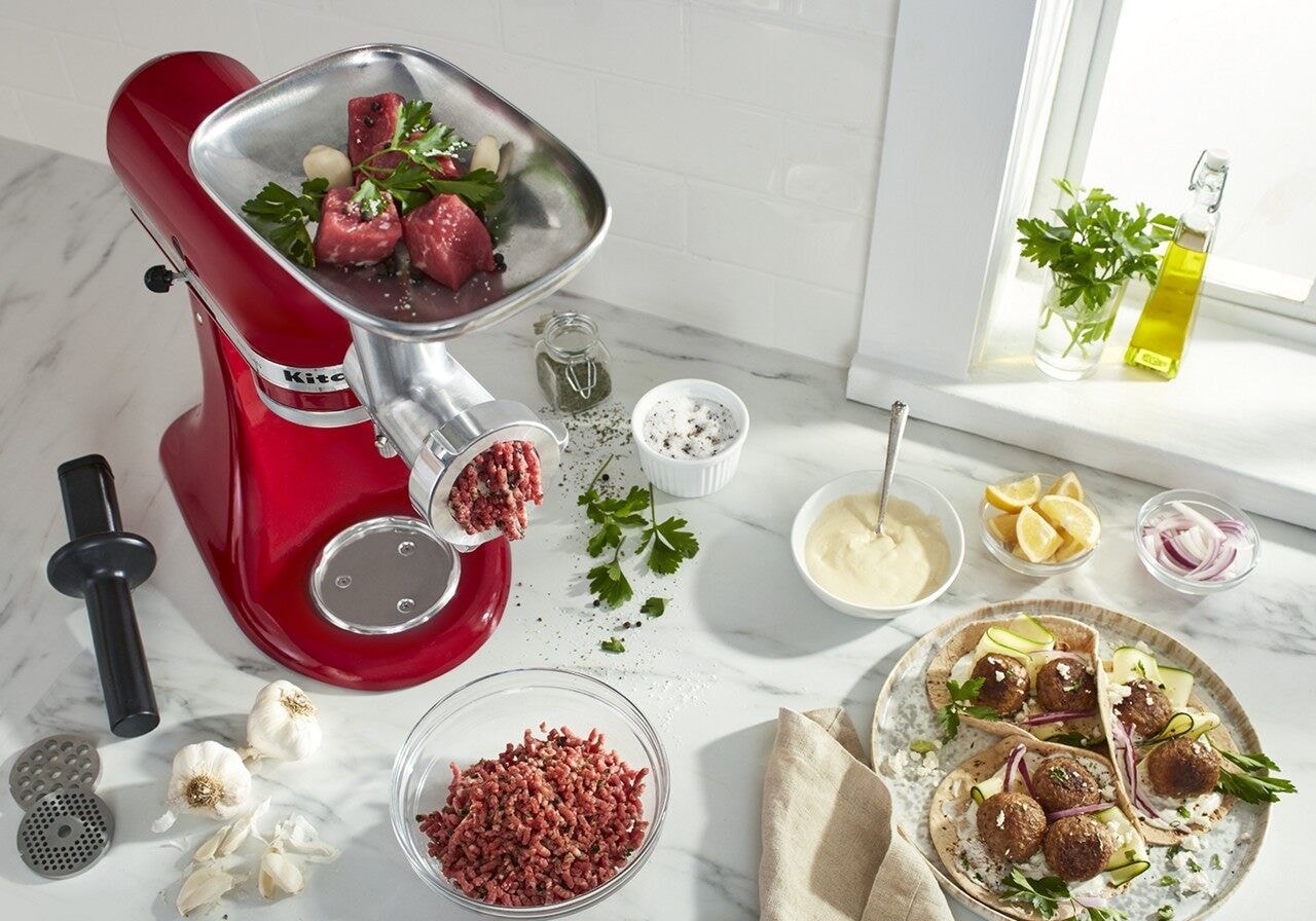 KitchenAid Metall-Nahrungsmittel-Ständer-Mischeraufsatz