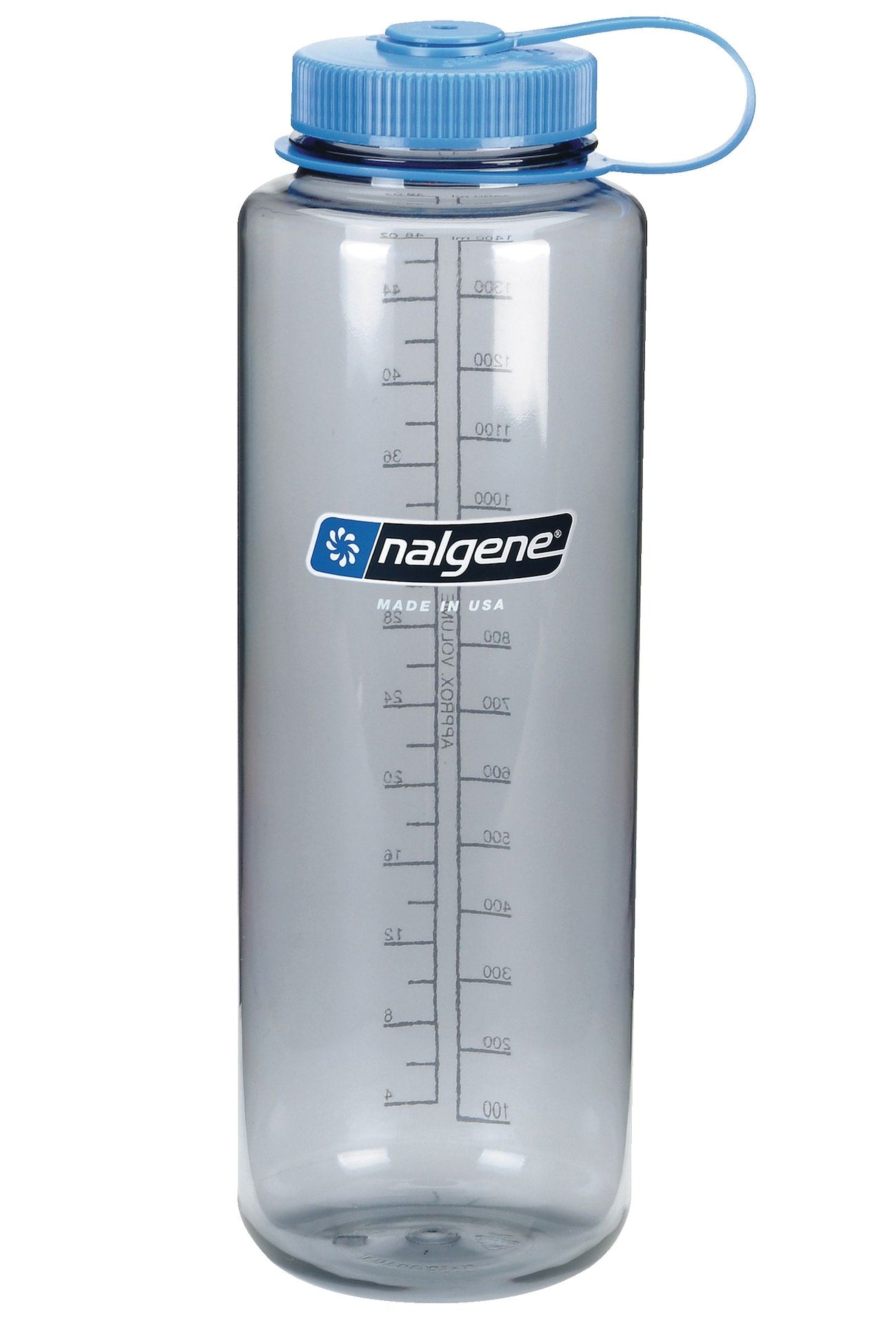 Nalgene Sustain-Silo-Wasserflasche, grau, 1,5 l