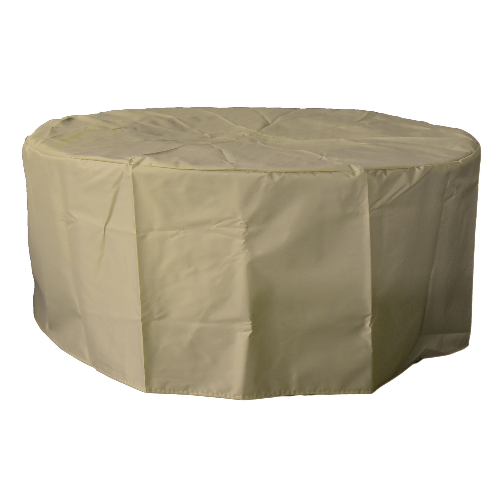 Modeno Jefferson Round Gas befeuerte Außenfeuerschale mit PVC-Abdeckung, 40.000 btus, 13,7-in