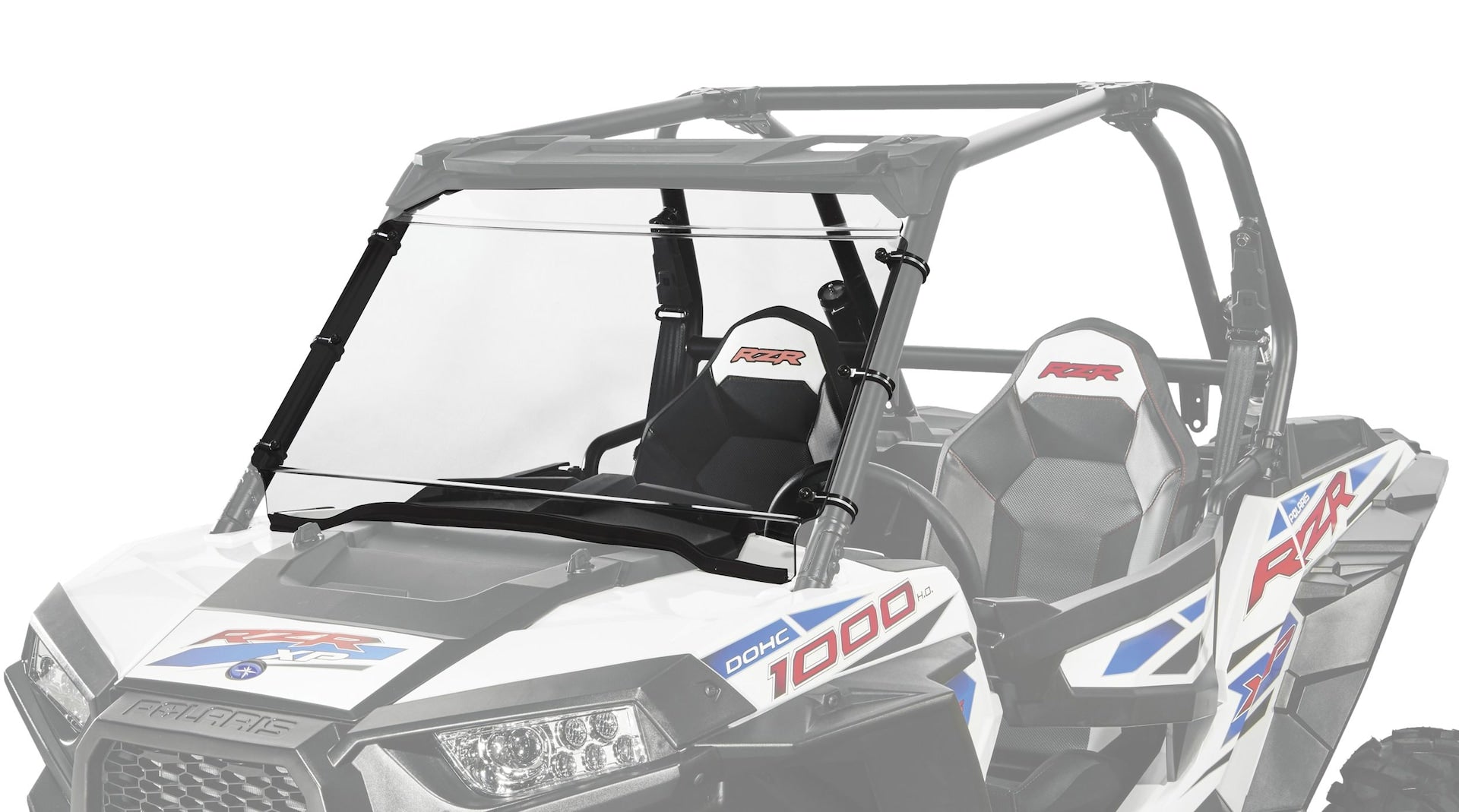 Kolpin unbeschichtete feste Windschutzscheibe, Polaris RZR1000
