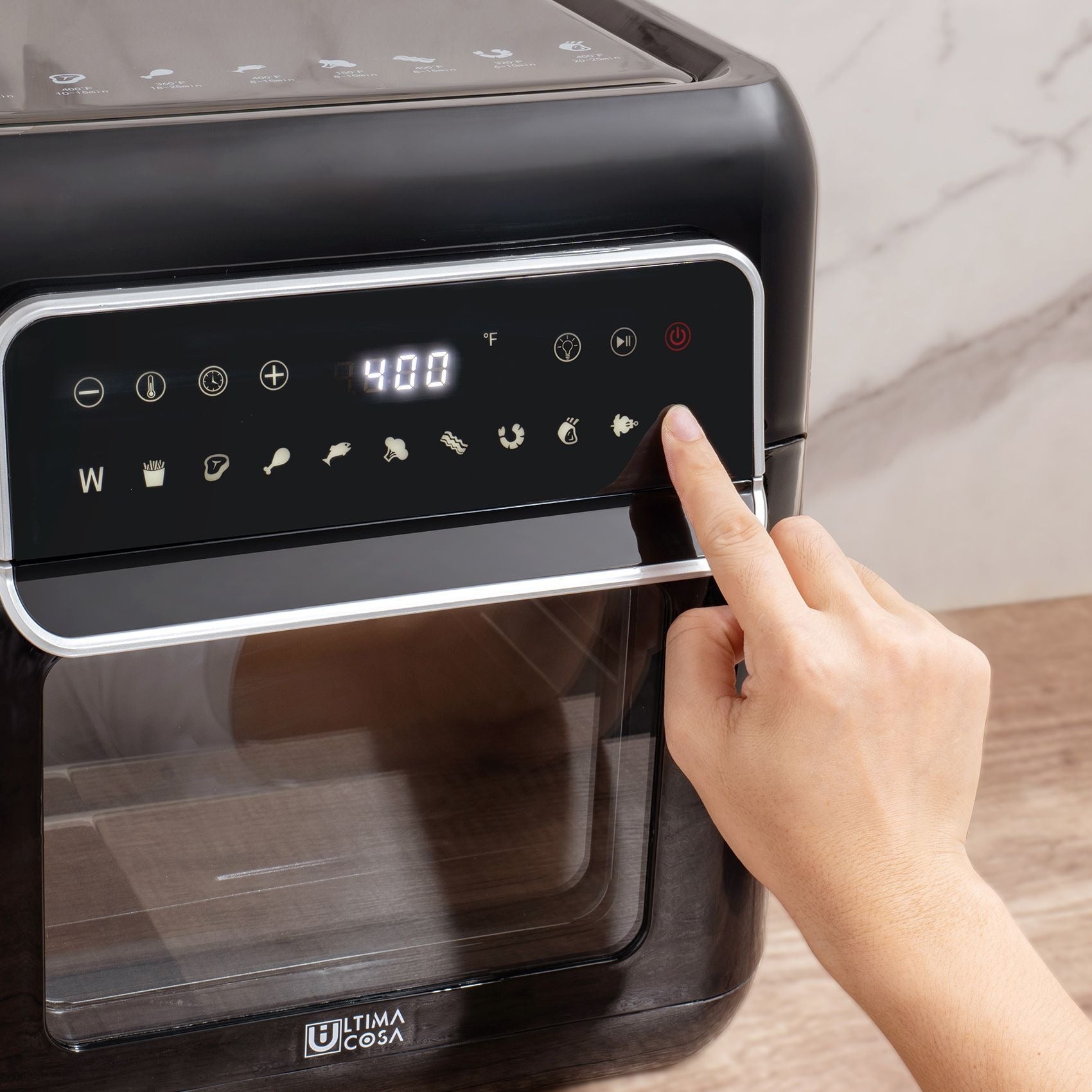 Ultima Cosa Digital Air Fritteuse mit 8 Kochmodi, 12.46-qt